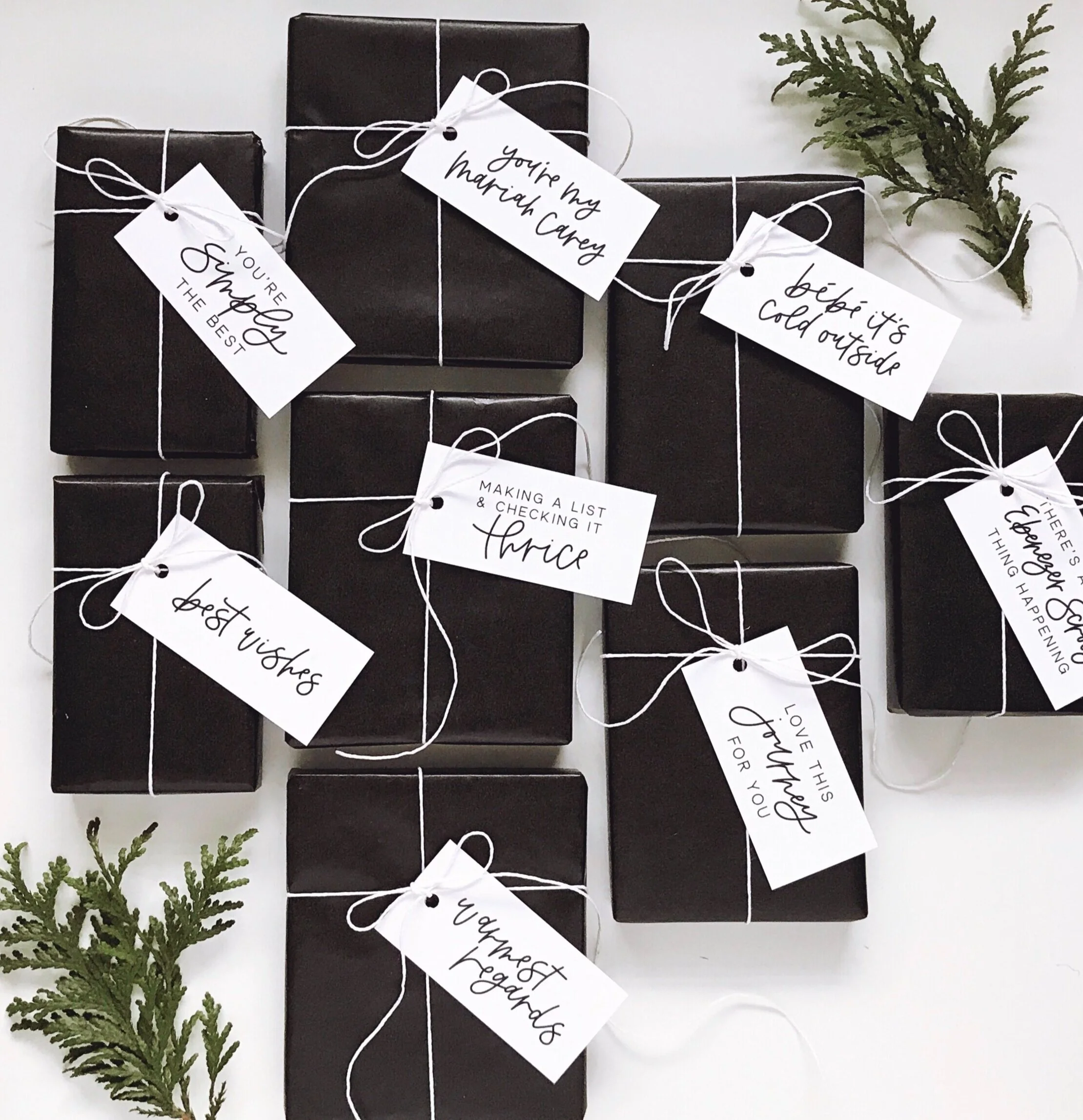 Schitt's Creek Inspired Printable Gift Tags