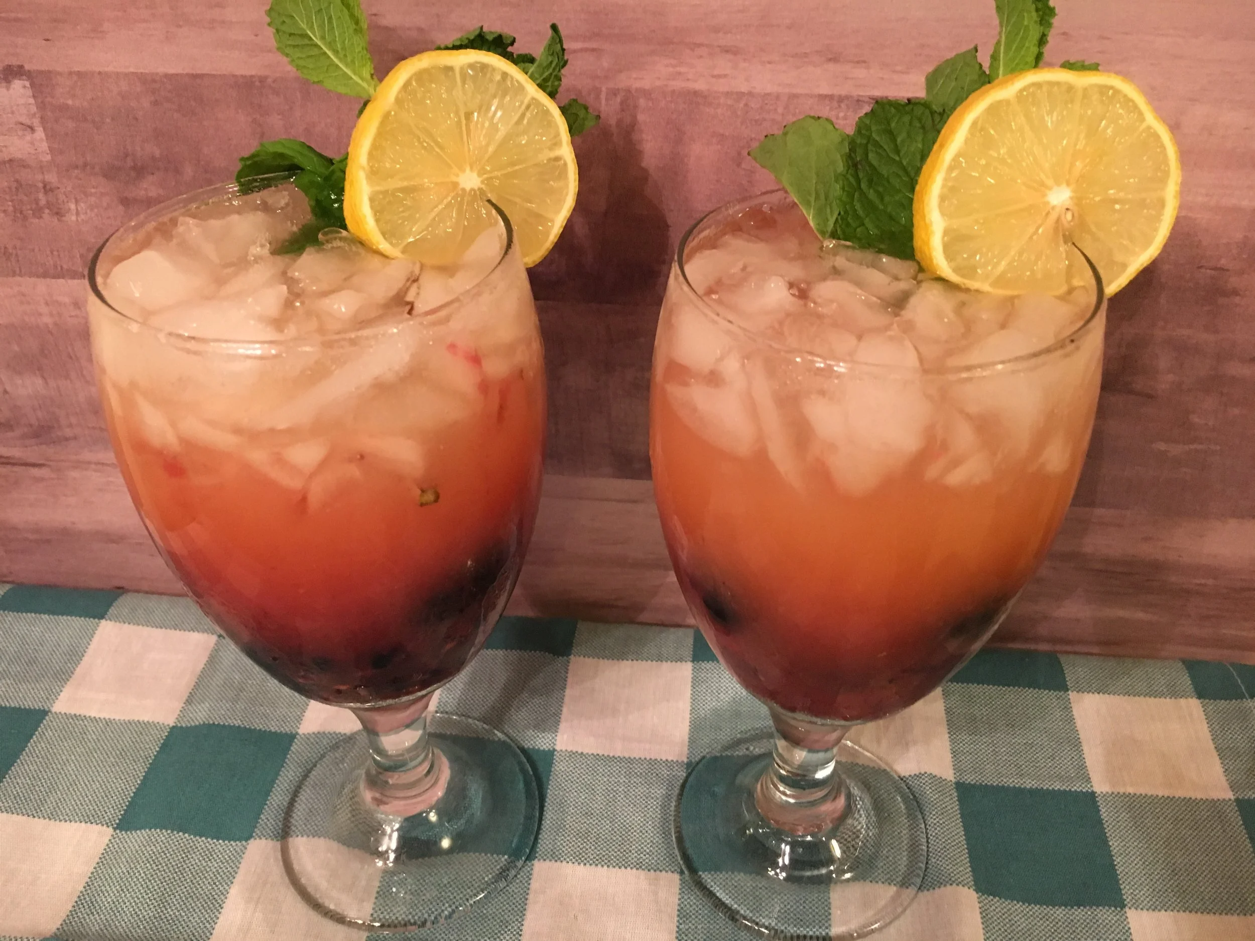 It's Friday Cocktail Time! Blackberry Rum Punch Edition!