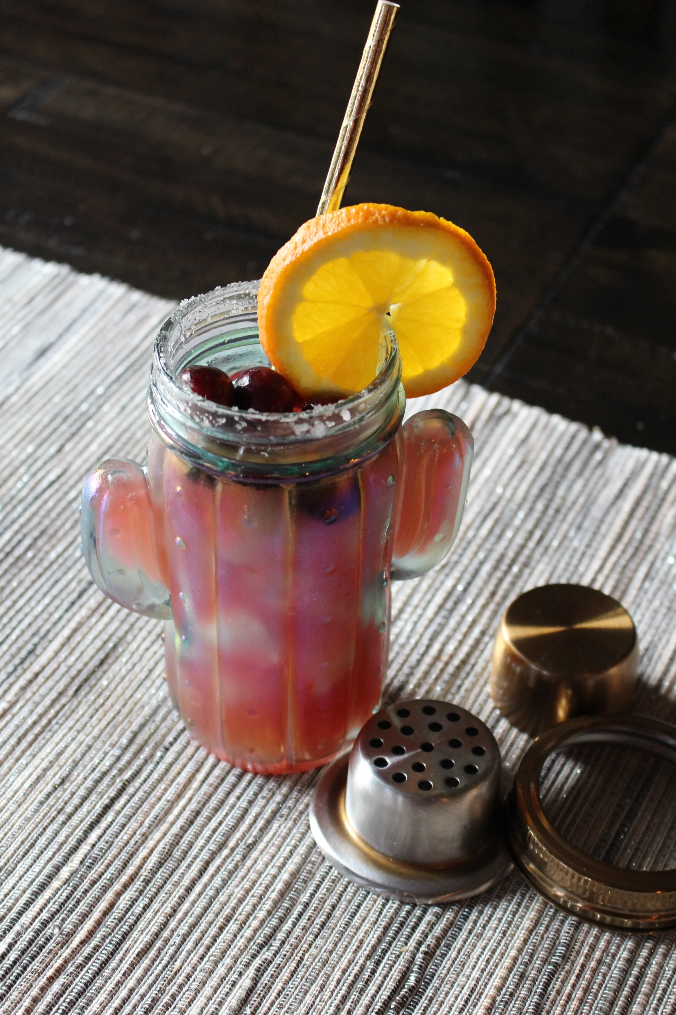 It's Friday Cocktail Time! Orange Cranberry Margarita Edition!