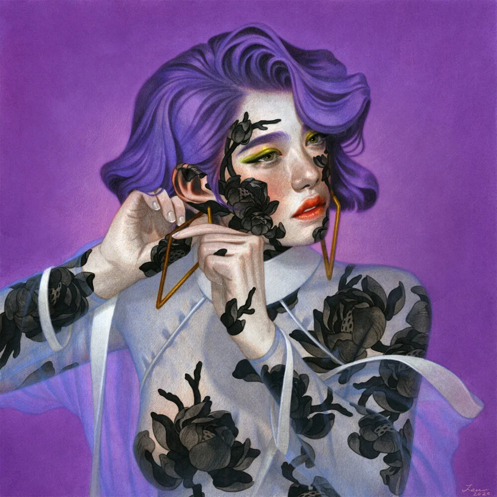   THE MAUVE GIRL  ”15 Years of Thinkspace” exhibition, 2020 