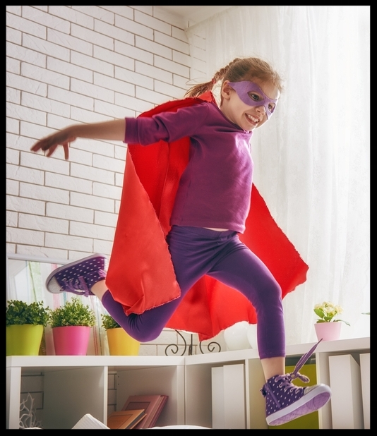 Superhero girl!