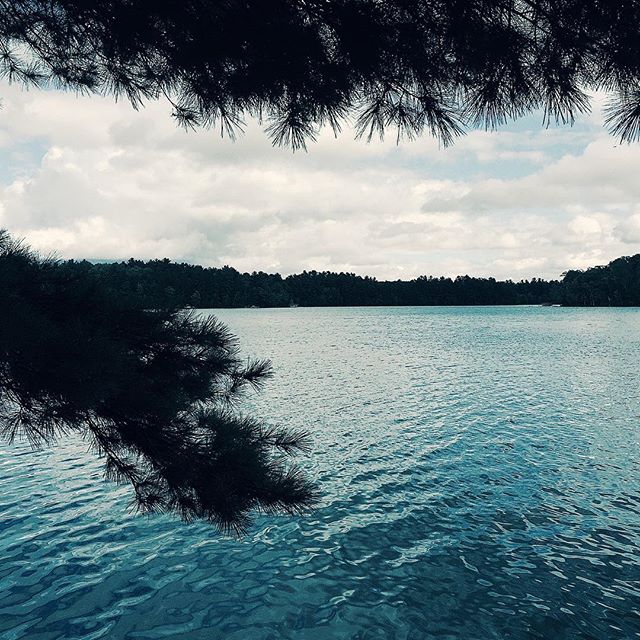 Break on the lake! #lakekaubashine #abouttime #tocoldtoswim