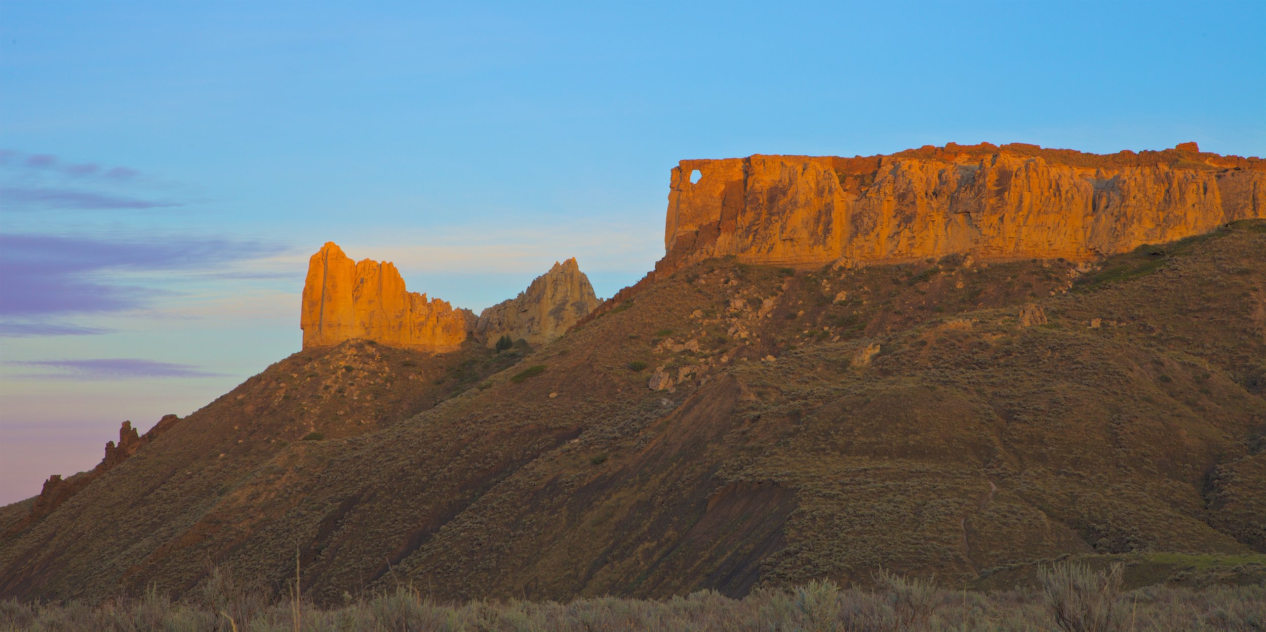 Sunset on Hole-in-the-Wall III