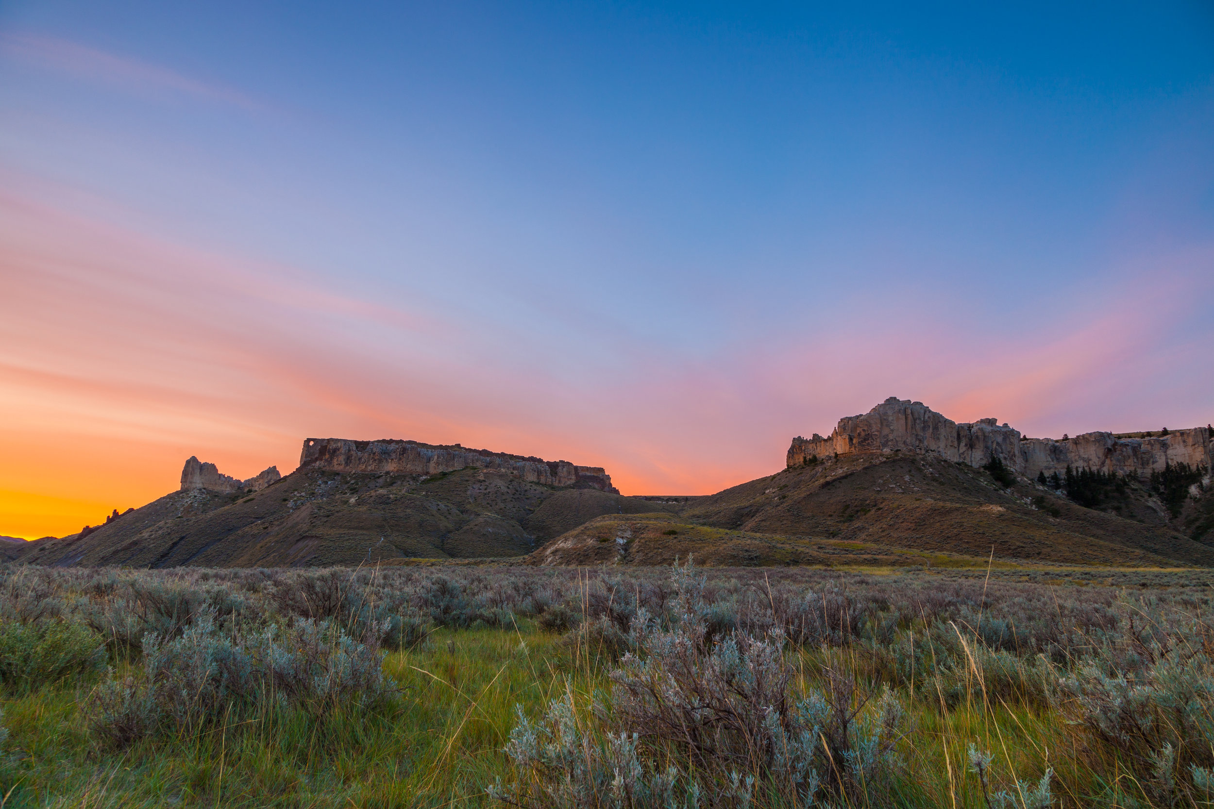 Sunset at Hole-in-the-Wall