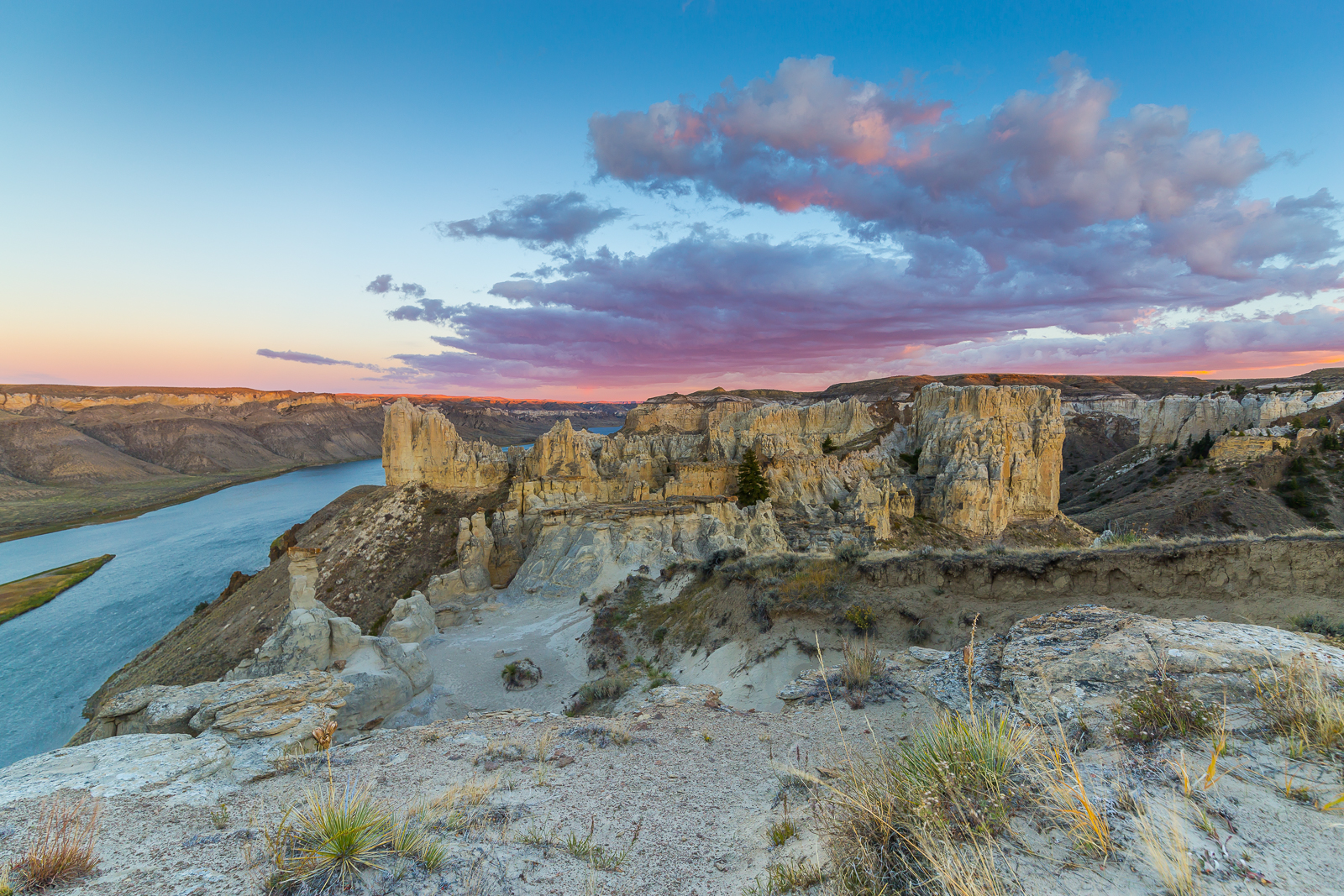 Cathedral Rocks at Sunset