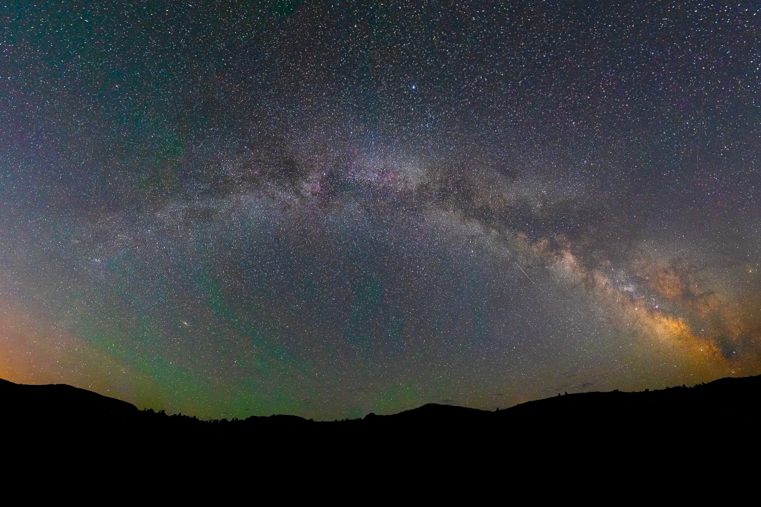 Milky Way Expands over Eagle Creek