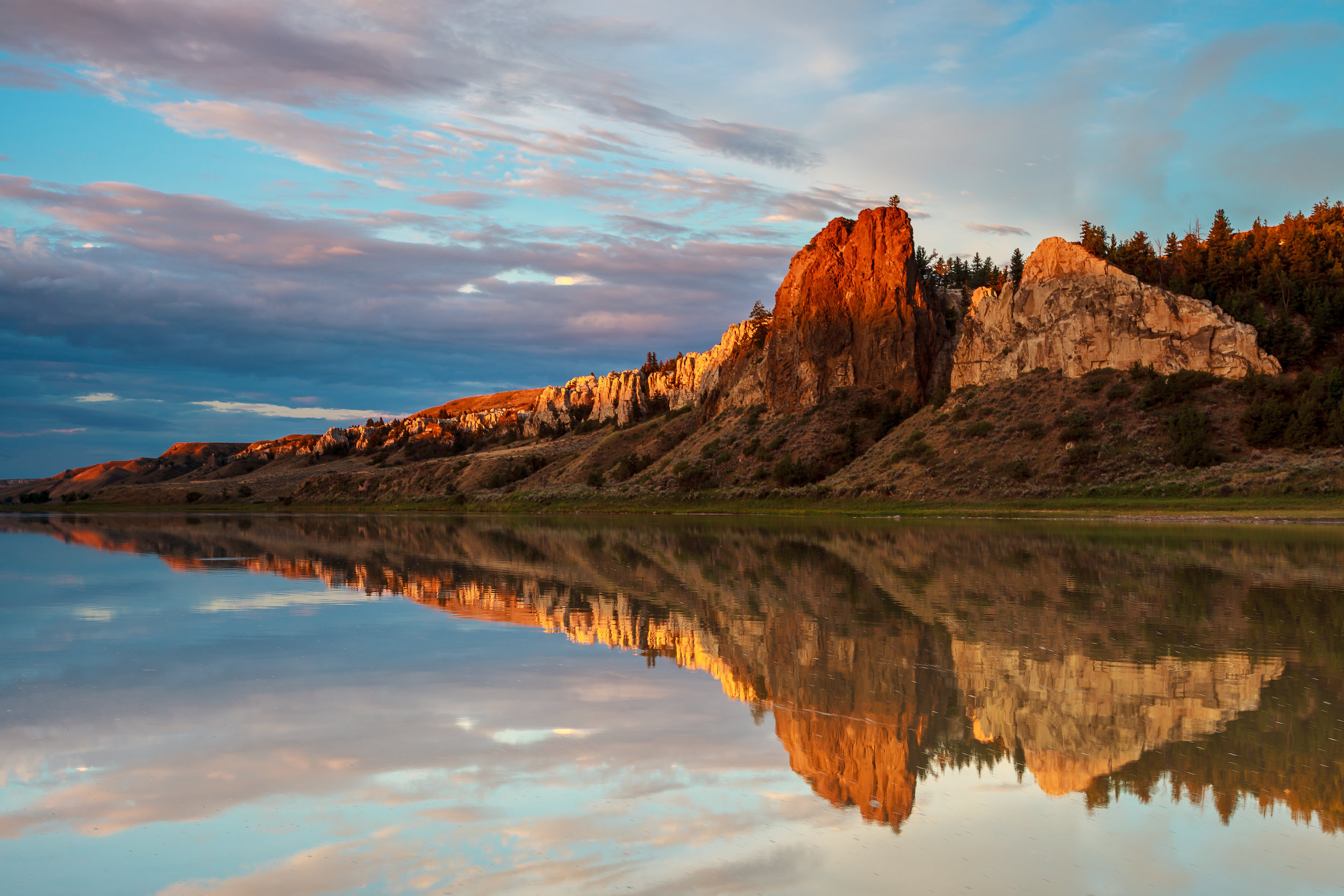 Sunrise on LaBarge Rock at Eagle Creek II