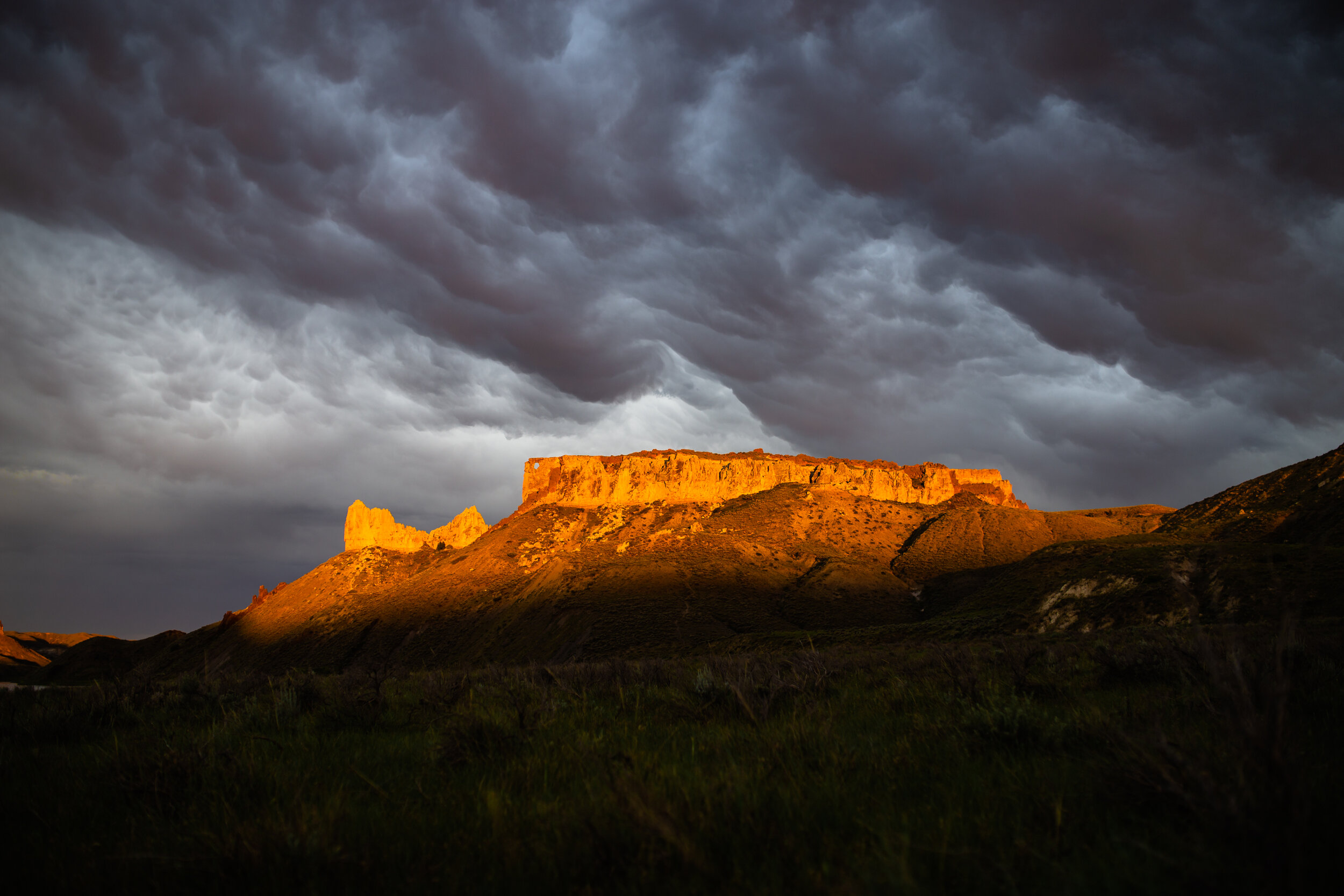 Storm Passing over Hole-in-the-Wall