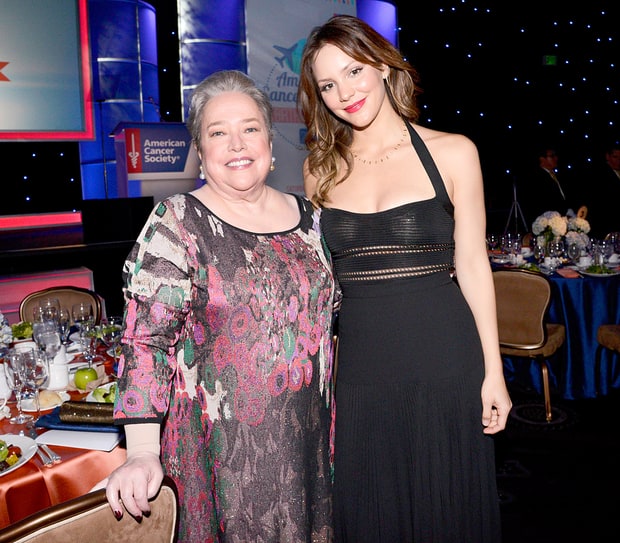 Kathy Bates & Katharine McPhee at American Cancer Society Birthday Ball
