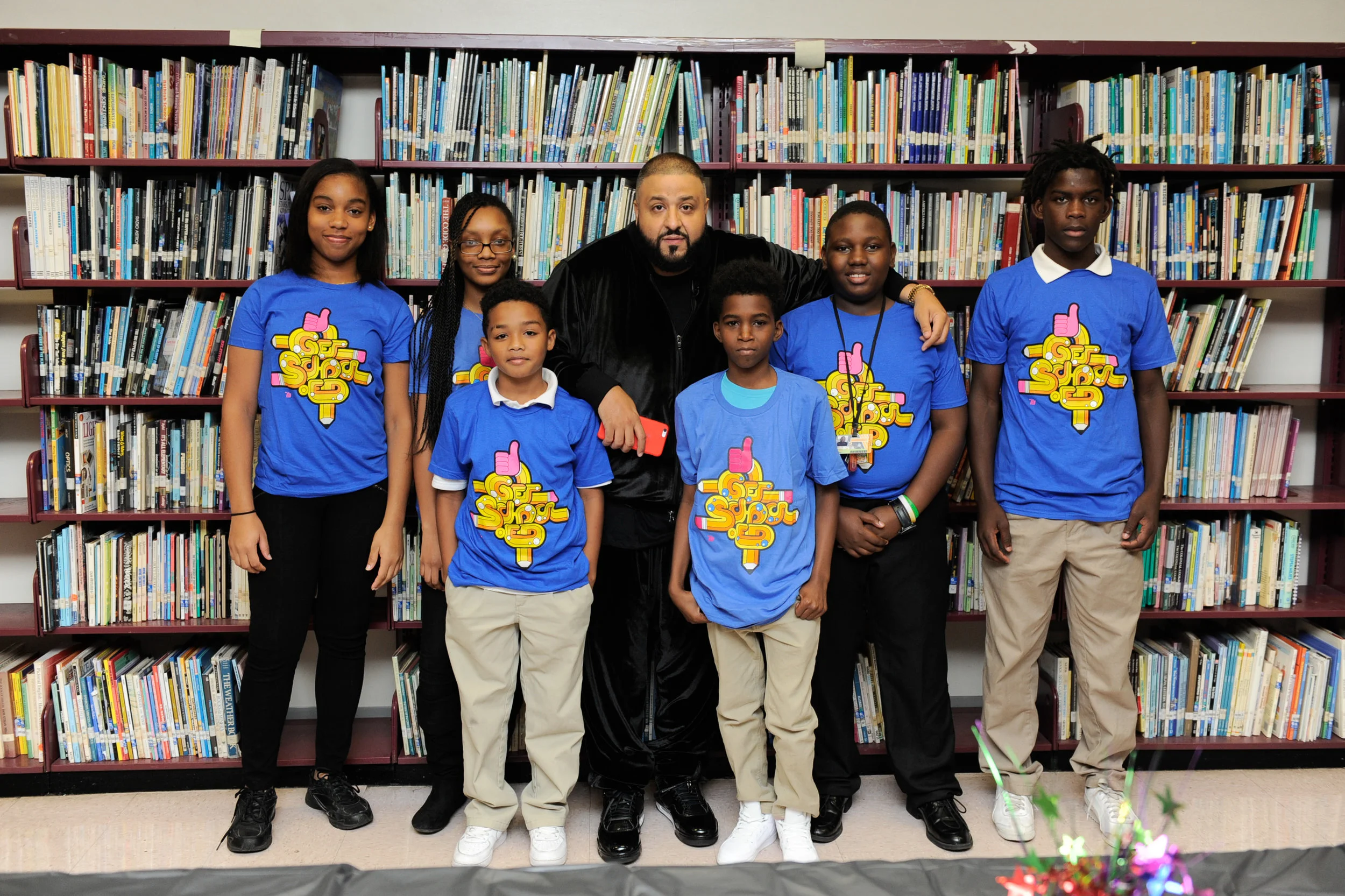 DJ Khaled Serves as Get Schooled Celebrity Principal for the Day in Miami