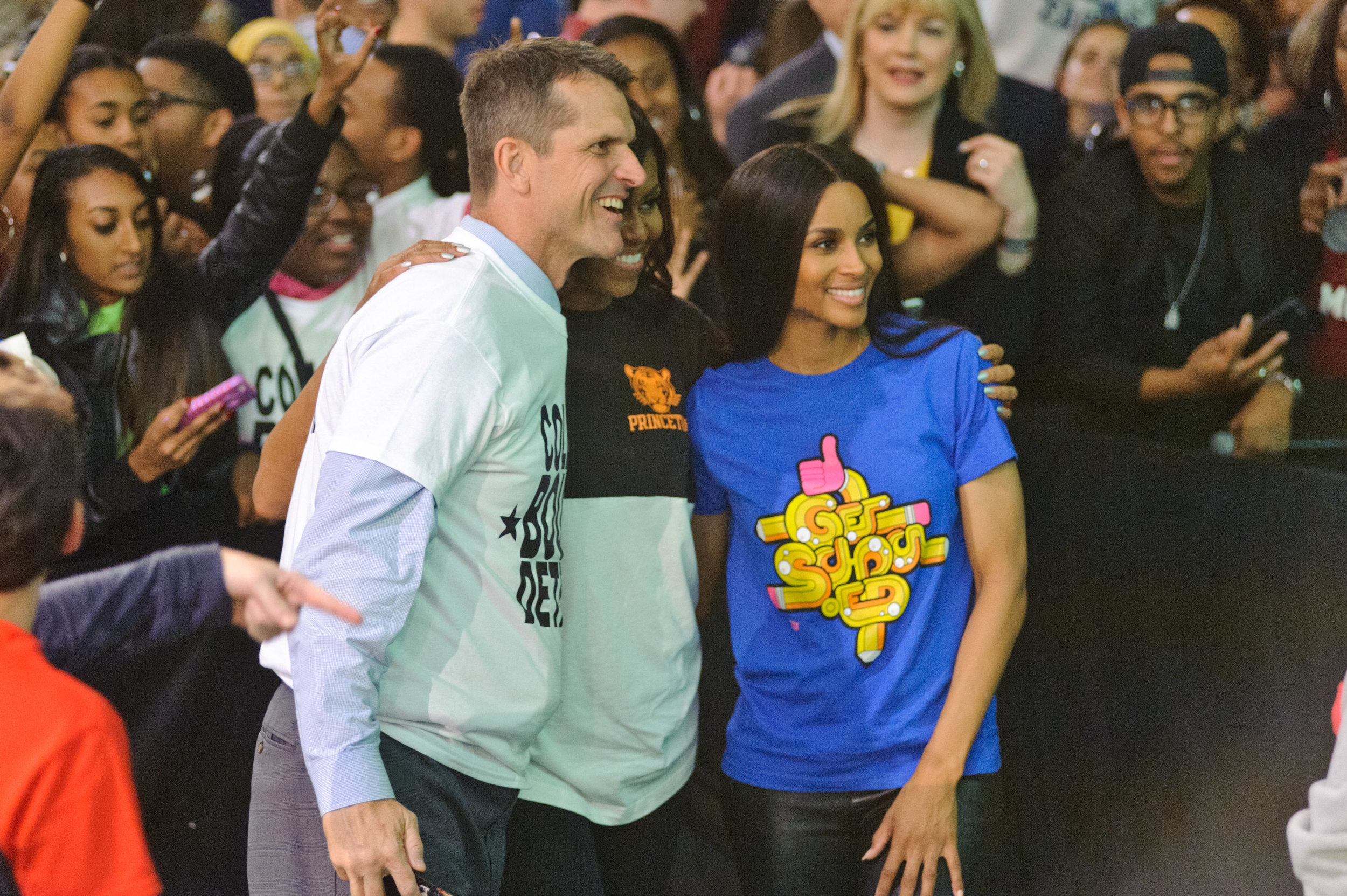 Ciara Joins First Lady Michelle Obama for College Signing Day on behalf of Get Schooled