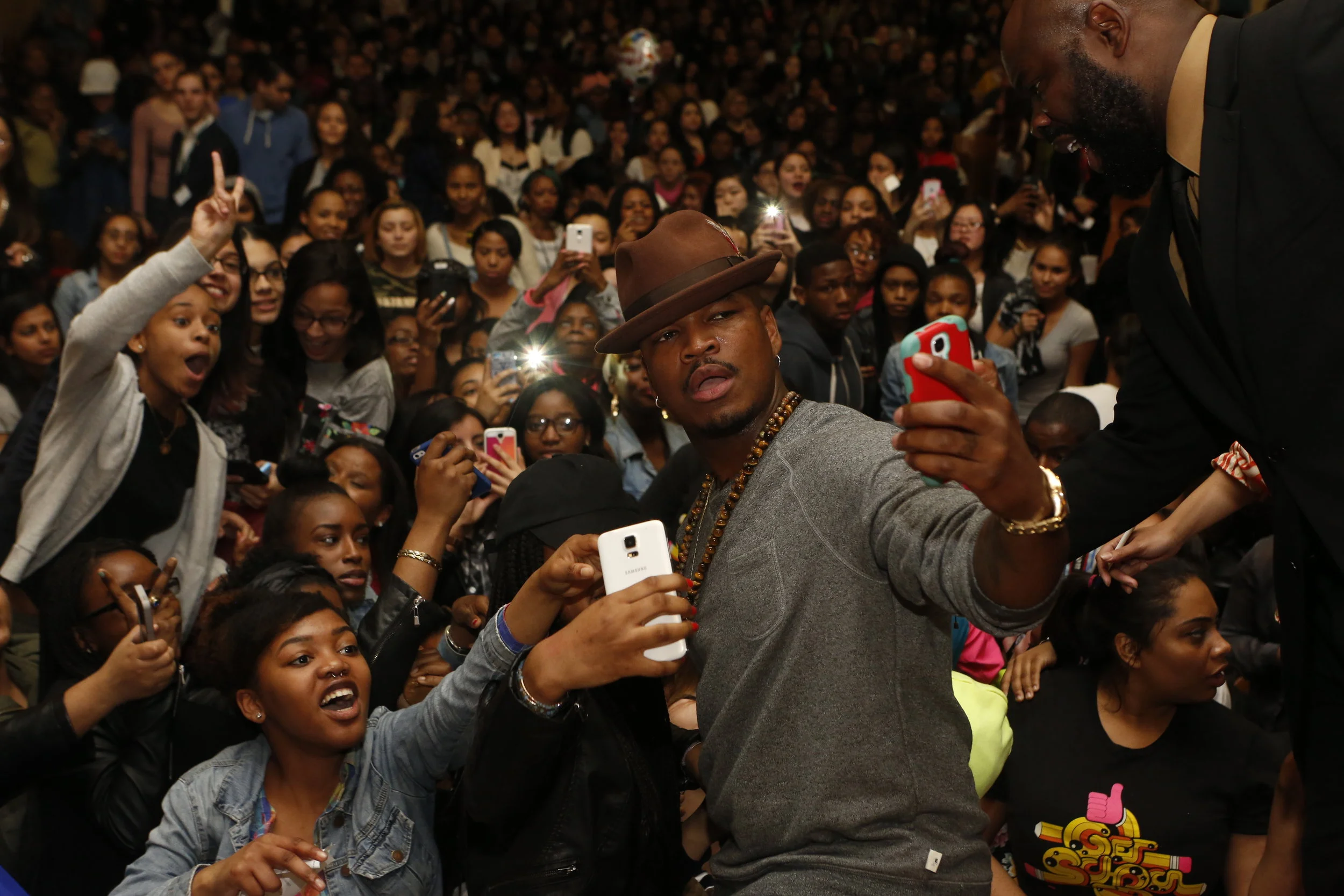 Ne-Yo with Get Schooled in NYC