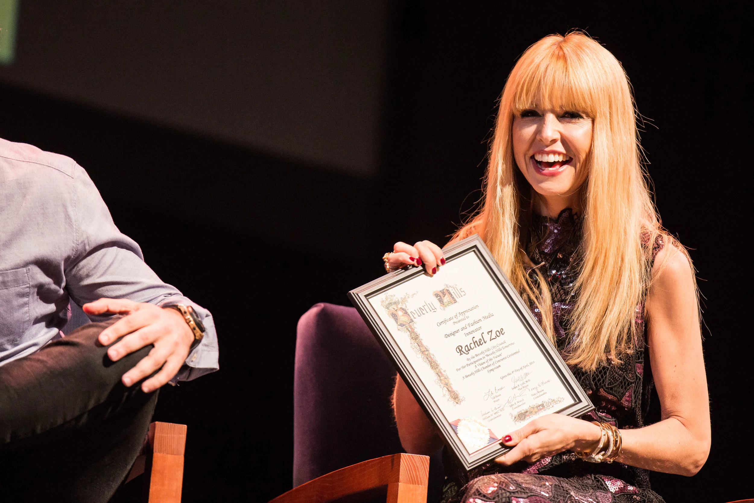 Rachel Zoe honored at Beverly Hills Chamber of Commerce event 