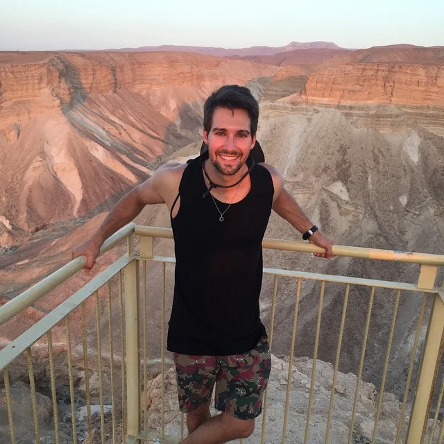 James Maslow visits Masada with Birthright Israel Foundation