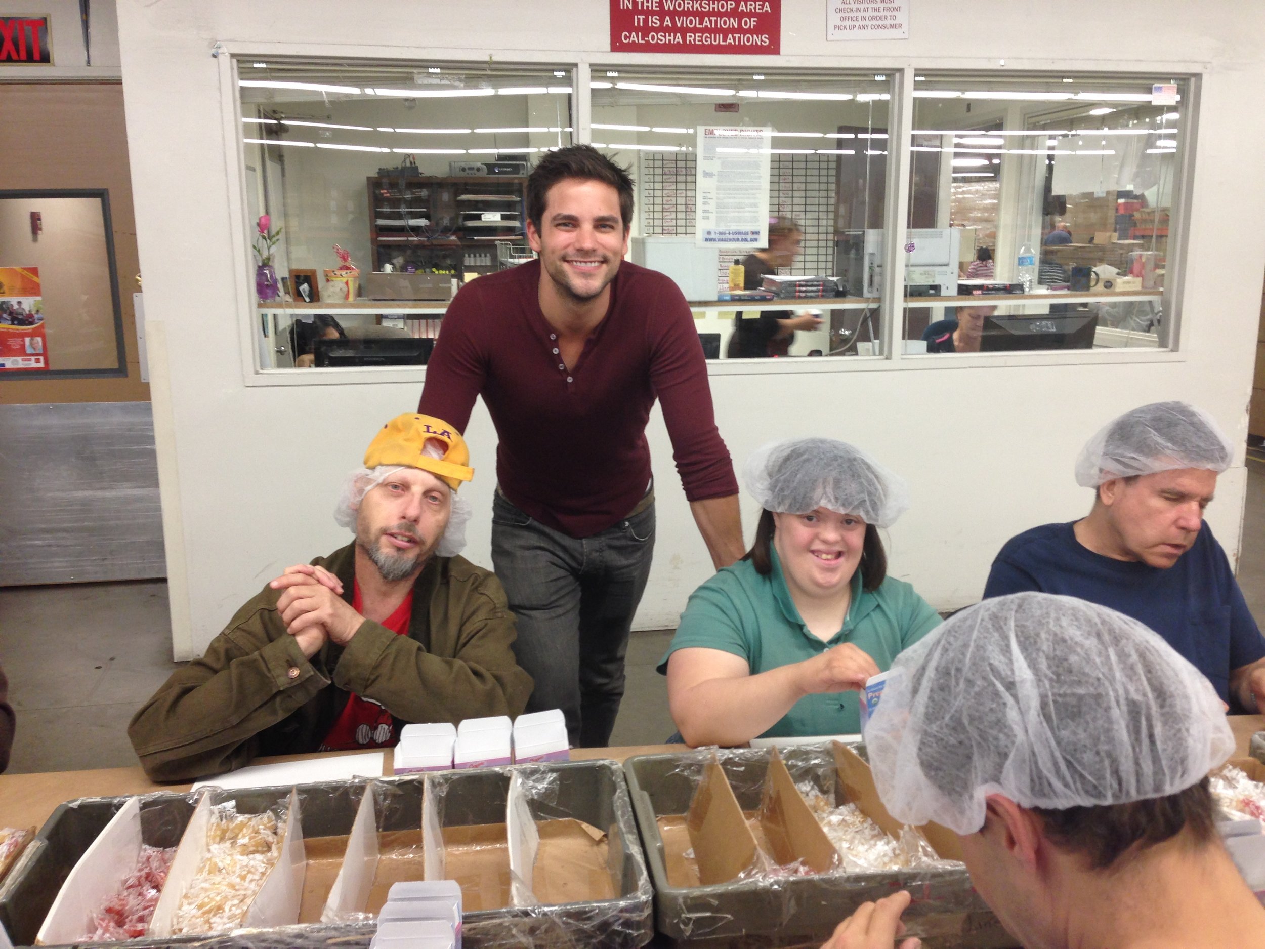 Brant Daugherty visits New Horizons SFV Workshop