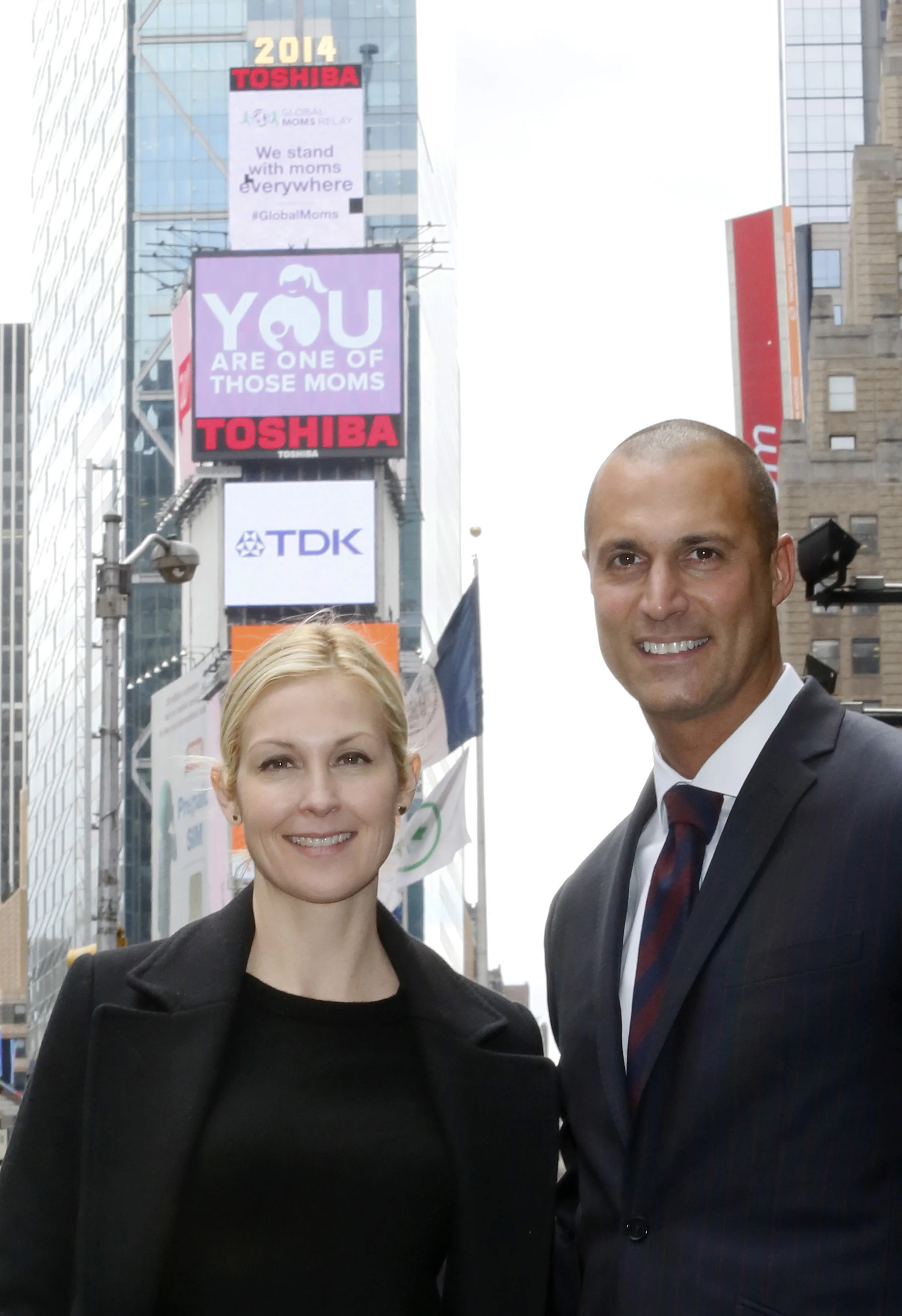 Kelly Rutherford & Nigel Barker launch Global Moms Relay in NYC