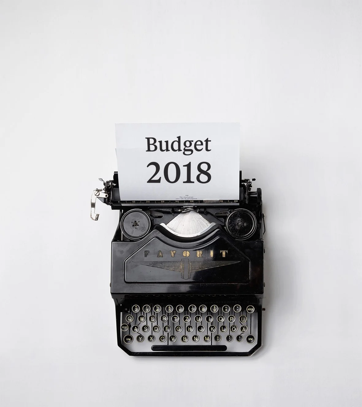 Special Alert: The 2018 Budget
