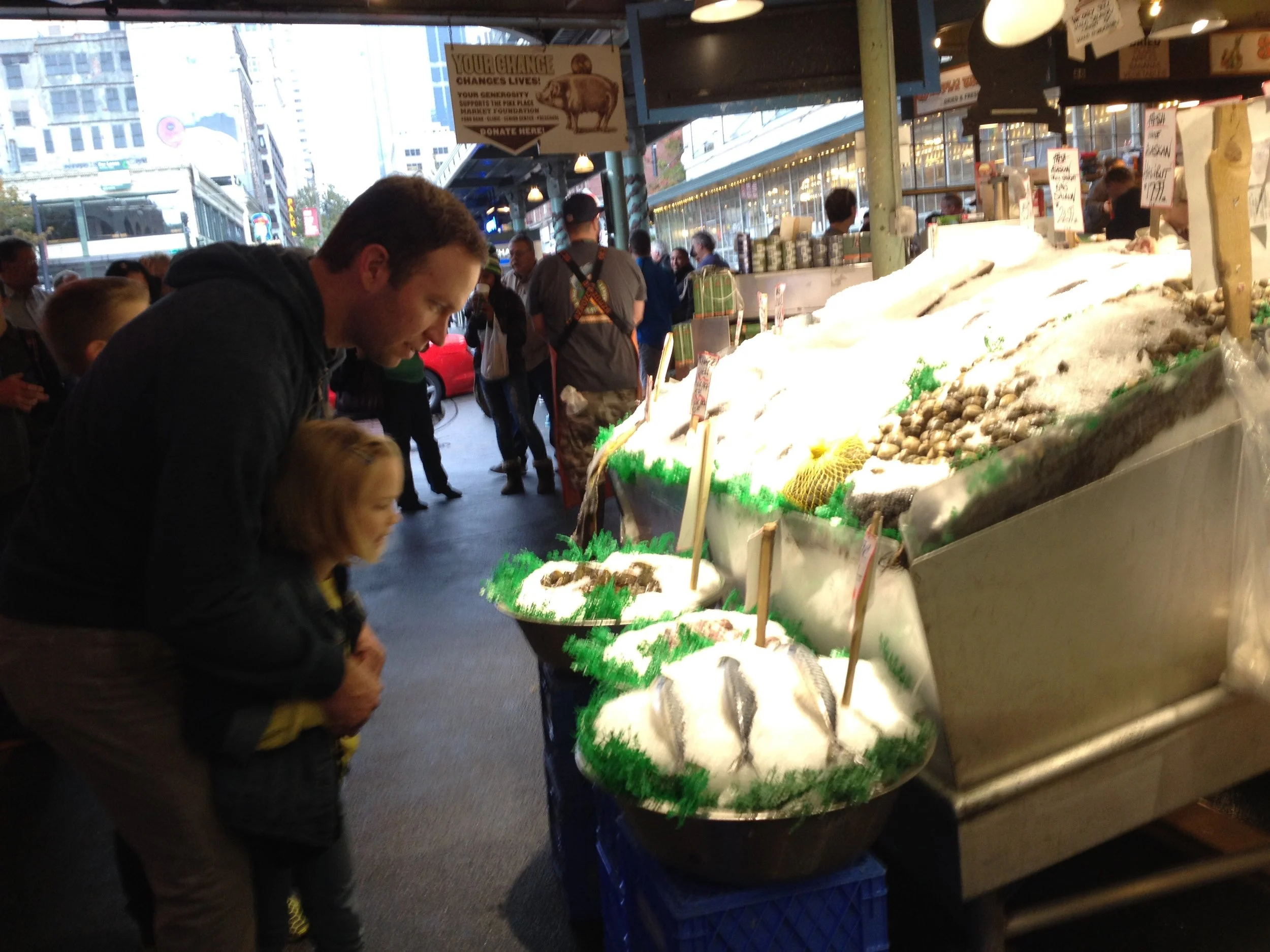 The local catch at Pike Place Market 