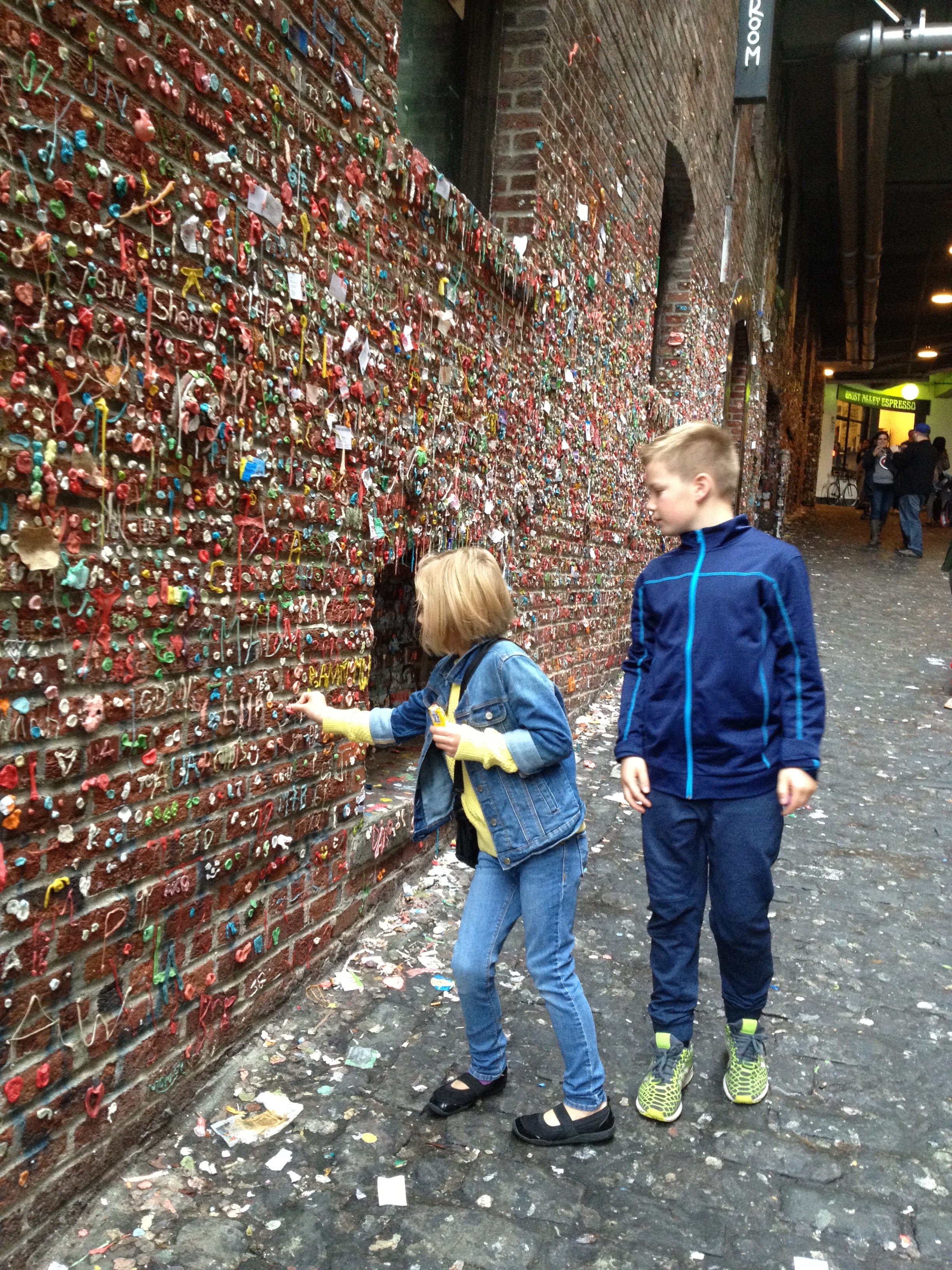 Public art or tourist vandalism? The Gum Wall. 