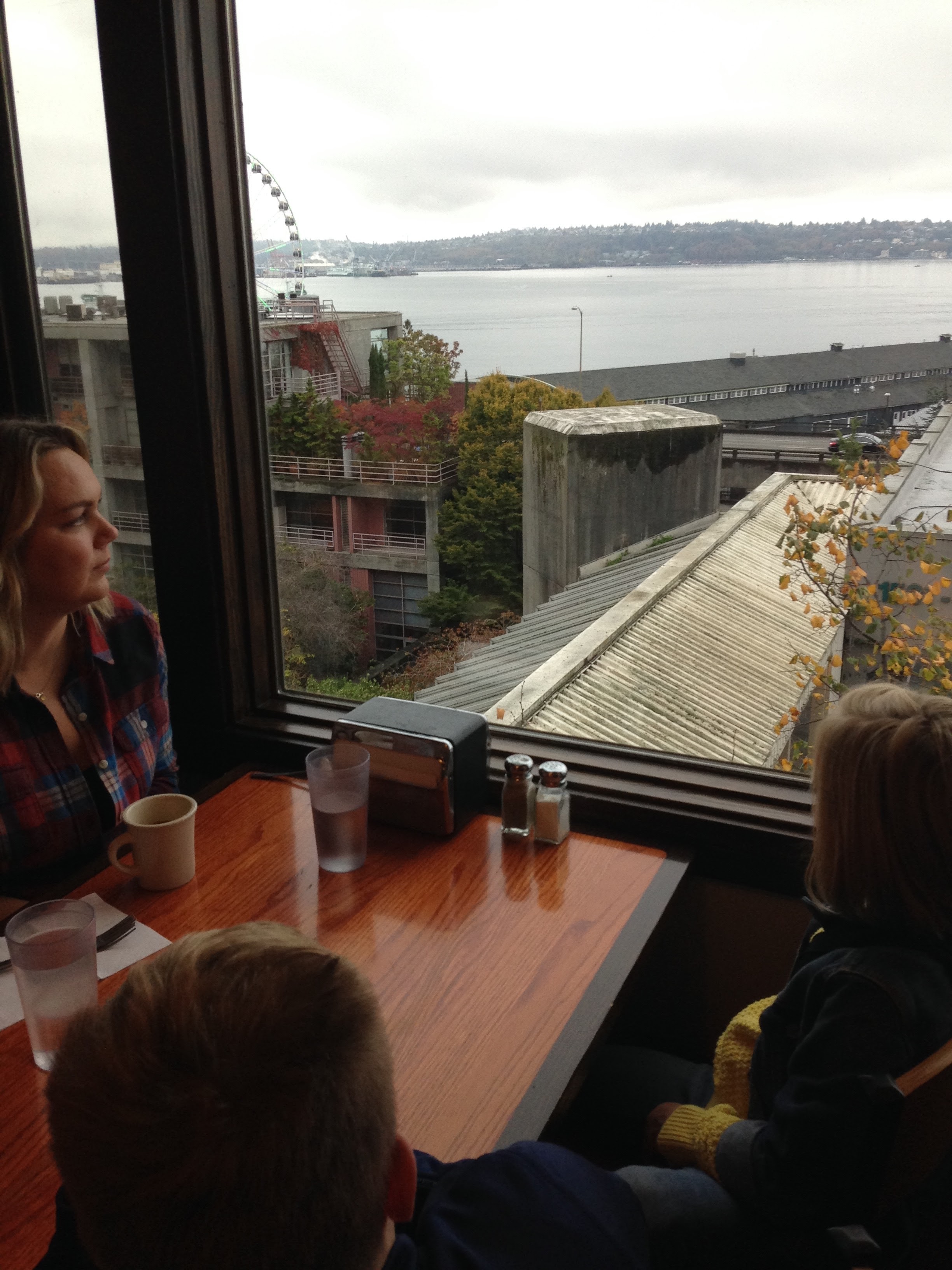 The humble Sound View Cafe - in Pike Place Market - has arguably one of the most affordable views on the Seattle Waterfront.