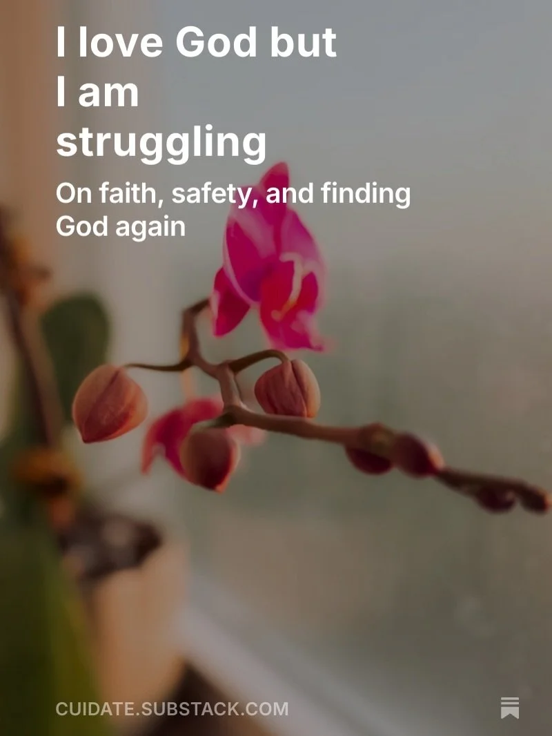 I didn&rsquo;t lose my faith.
I lost what was hurting me in the name of it.

And maybe this is what resurrection looks like,
coming back to yourself.

New Essay. Happy Easter.
