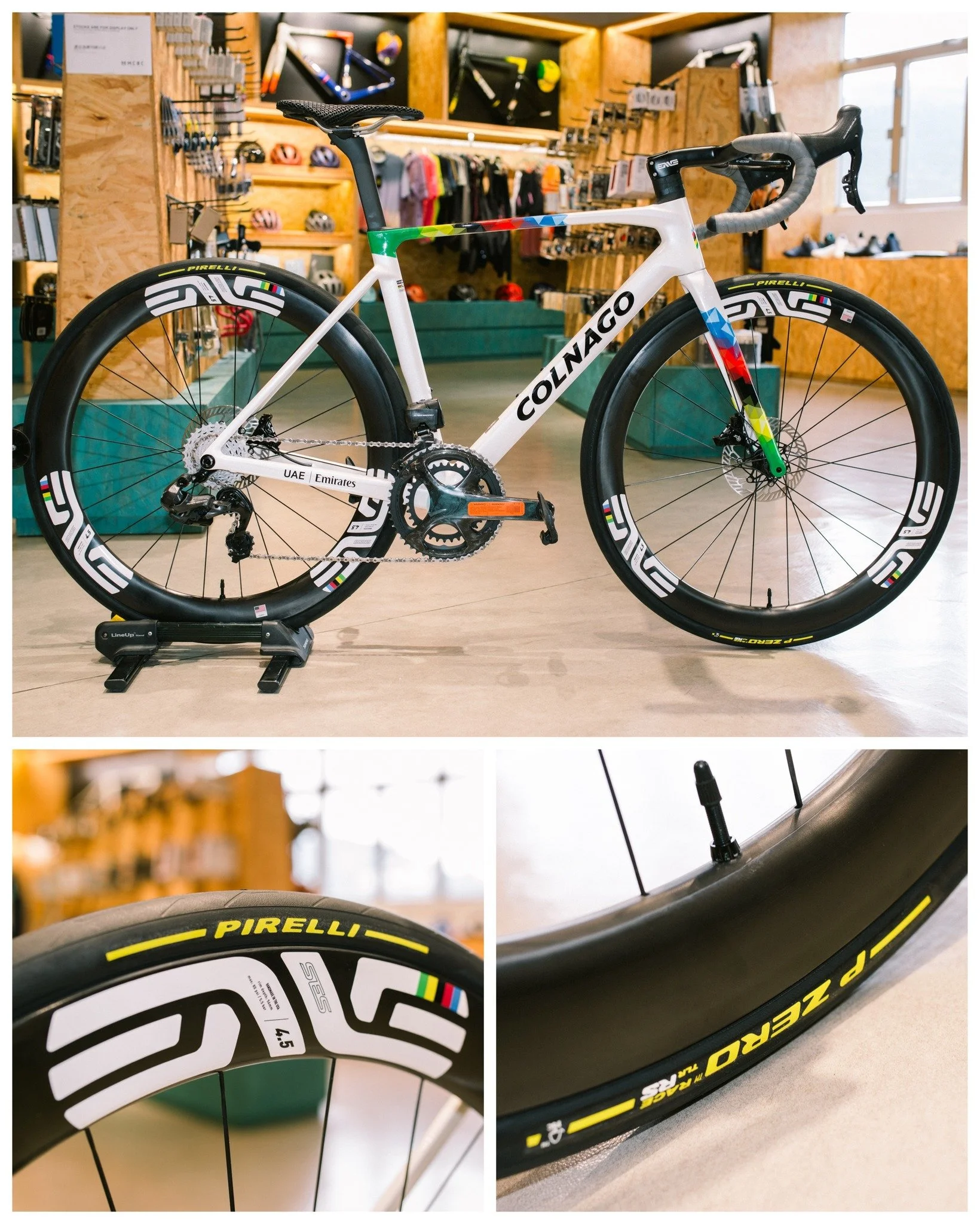 感謝客人支持！
自攜車架並與我們選配，Campagnolo WRL Super Record 12speed Disc Brake 組件及 ENVE SES 4.5輪組 ，Pirelli P Zero Road 車呔 
如有興趣，歡迎查詢。
Colnago V5RS X Campagnolo WRL Super Record X ENVE SES 4.5 X Pirelli P Zero Road
#colnago #colnagov5rs #campagnolo #campagnolosupe