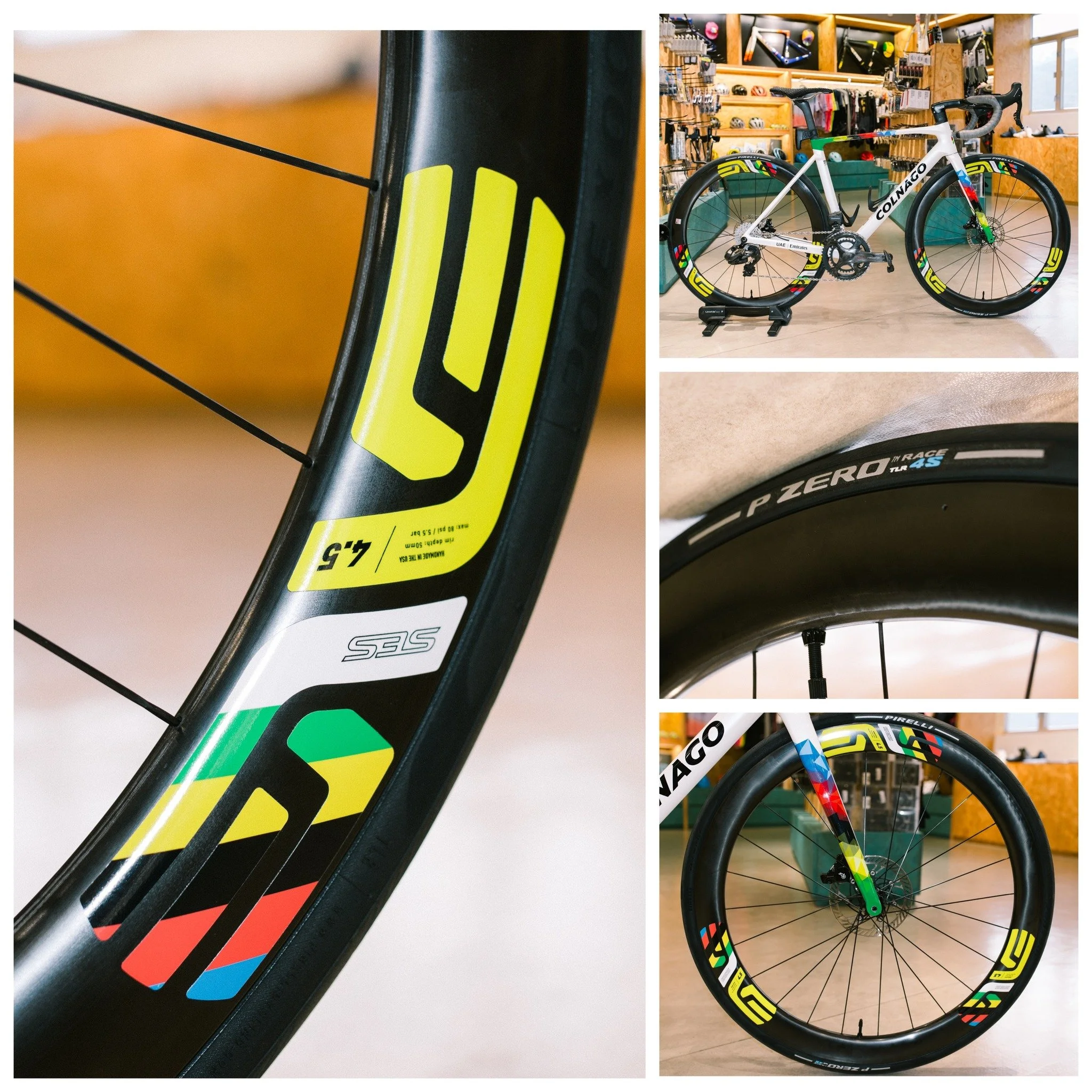 感謝客人支持！
升級 ENVE SES 4.5 Tour de France Edition 輪組 &amp; Pirelli P Zero TLR 4S 車呔 
如有興趣，歡迎查詢。

#enveses45 #enveses45tourdefrance  #pirelli #pirellipzeroracetlr4s #hkcycling #mcbcbike #localbikeshop