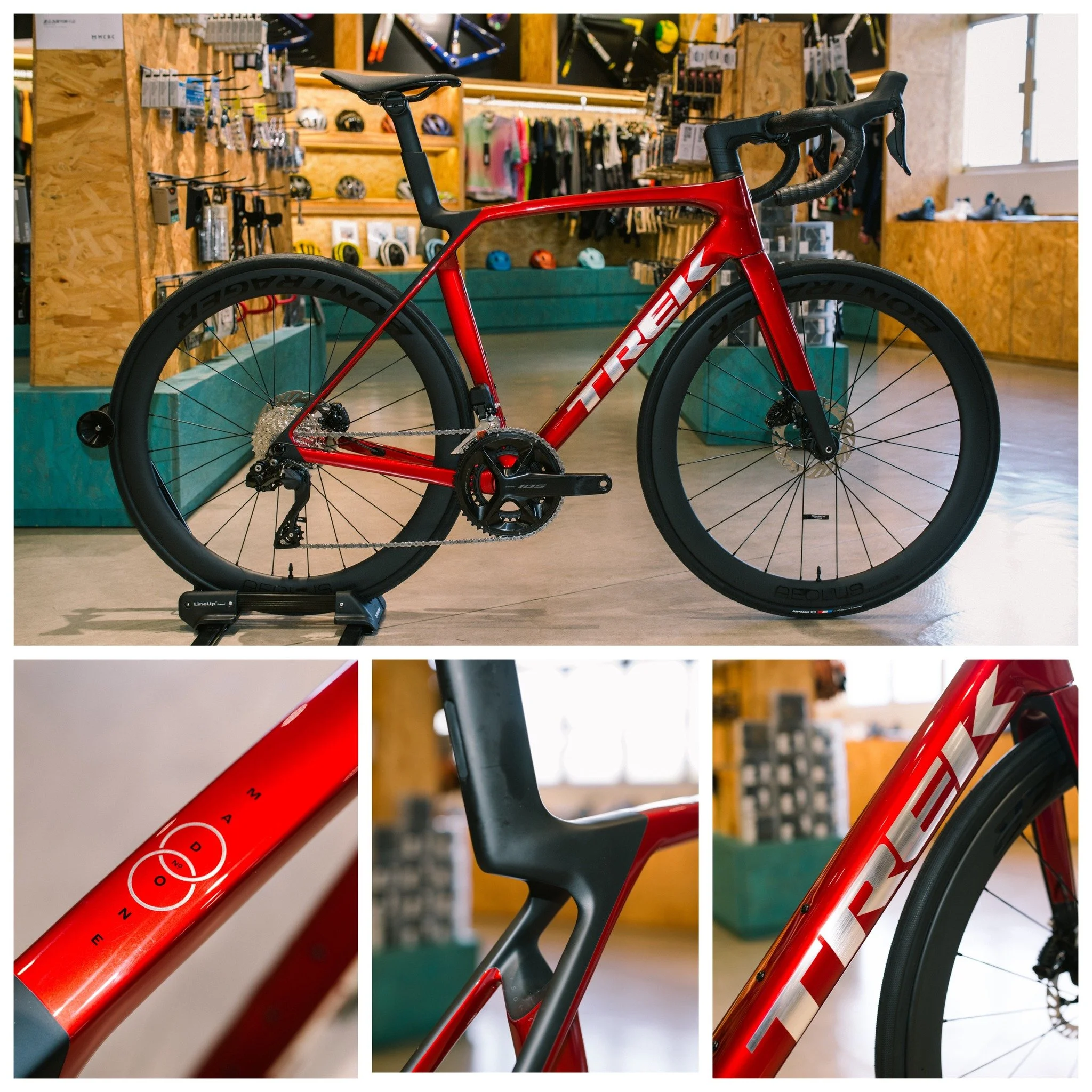 感謝客人選購 Trek Madone SL6 Gen8 公路單車 
成車配置Shimano R7150 12速 Di2組件
如有興趣，歡迎查詢！
#trek #trekmadone  #trekmadonegen8 #mcbcbike #hkcycling #localbikeshop