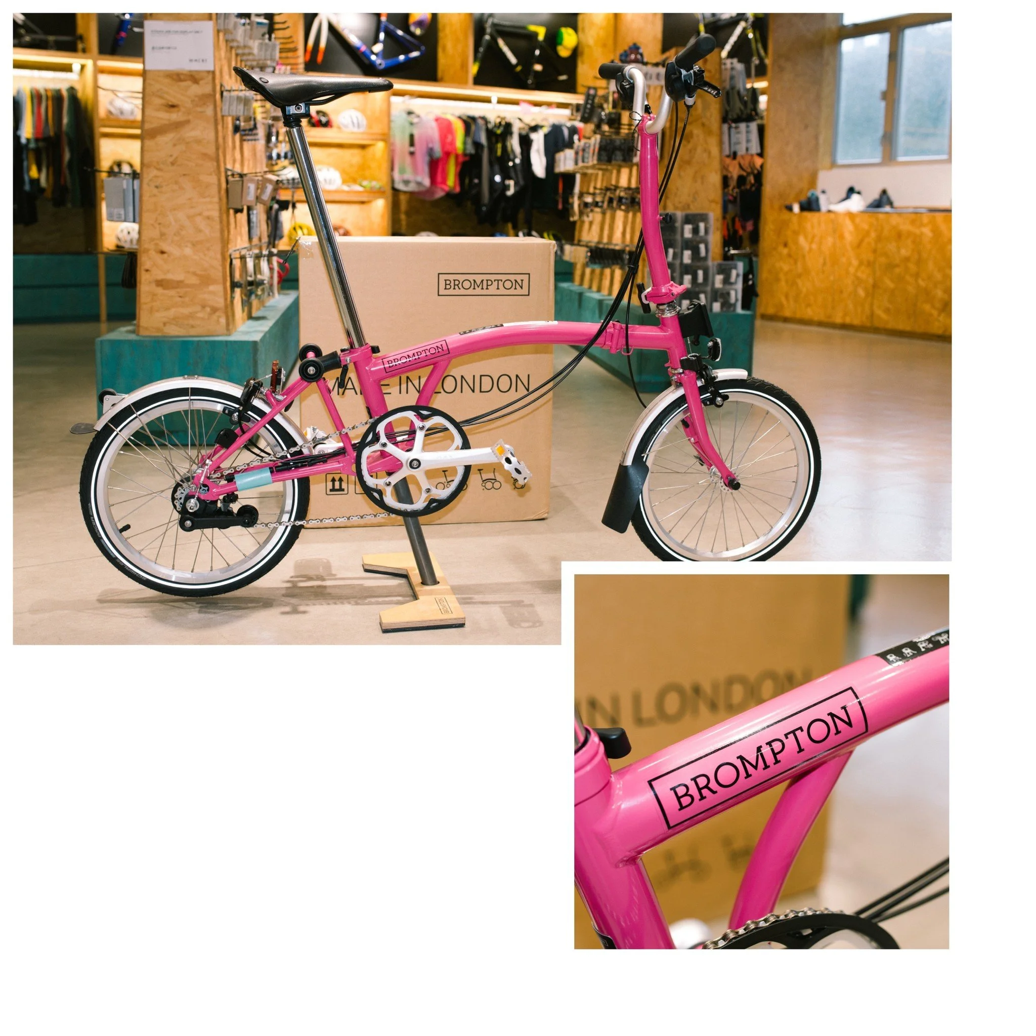 Brompton Cline 6Speed Hot Pink 最後兩部，歡迎查詢。
#brompton #bromptonbicycle #bromptonbikes #hkcycling #localbikeshop #mcbcbike