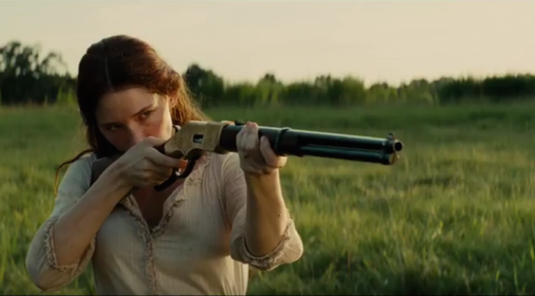 Haley Bennett takes aim.