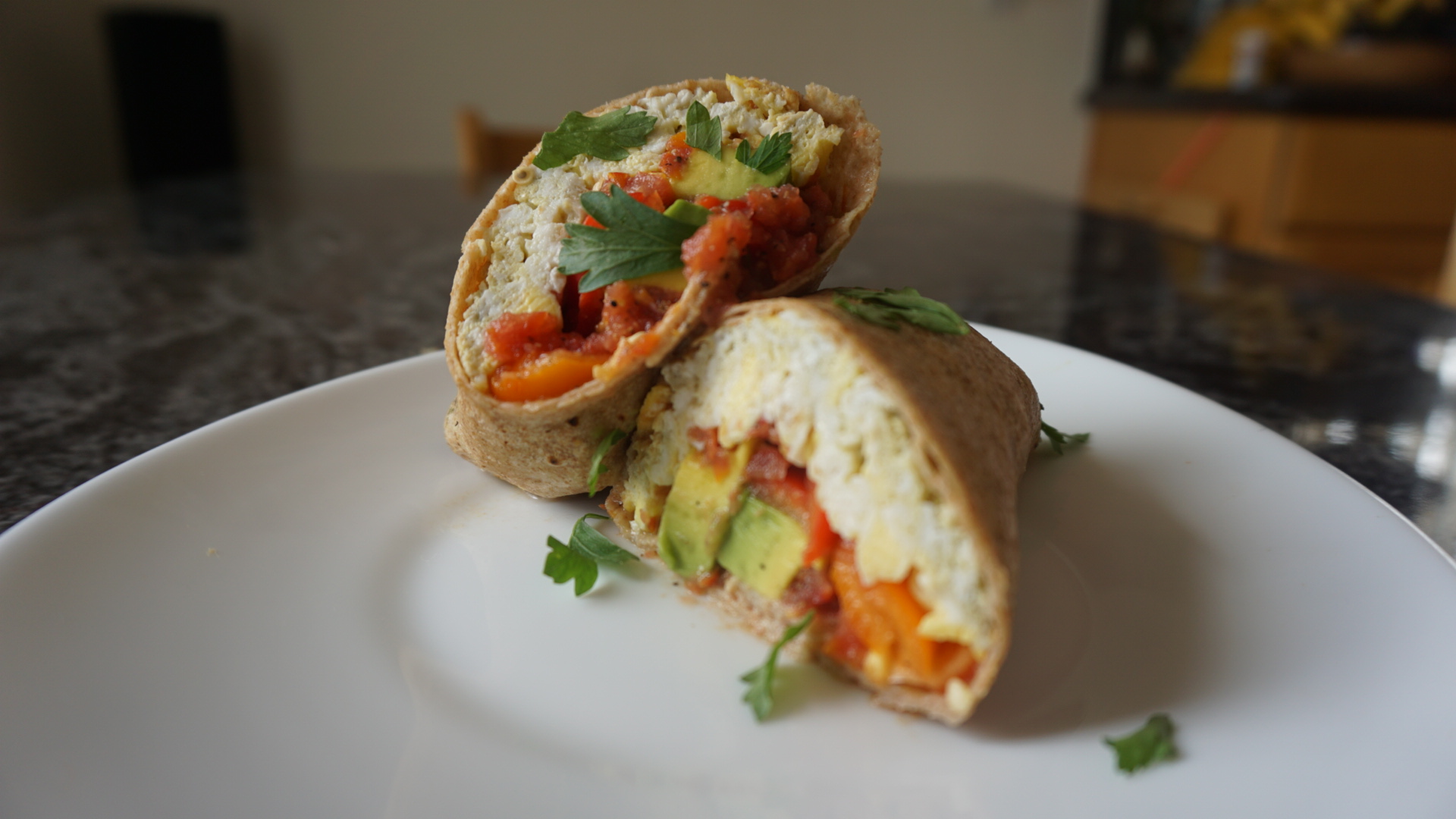 V Breakfast Burrito Protein Substitution: Tofu
