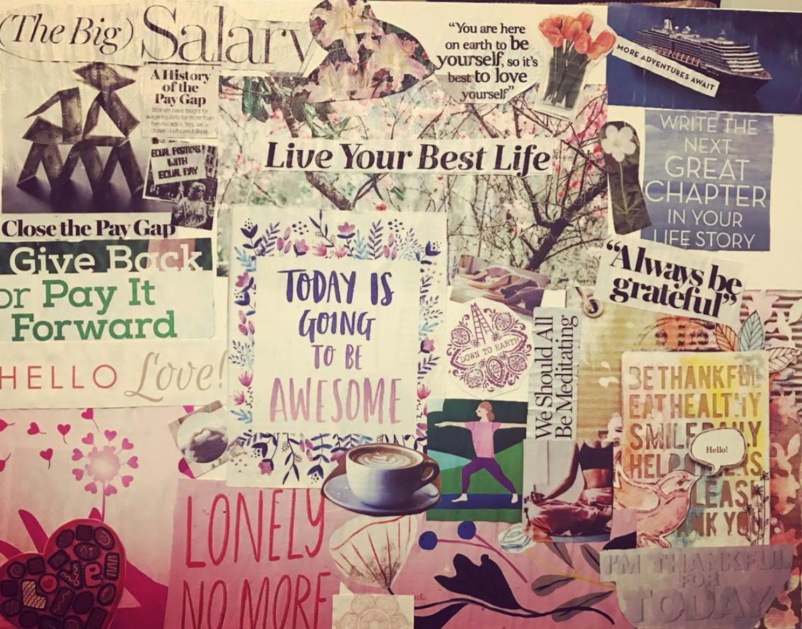 Create your own vision board - here's the supply list to get