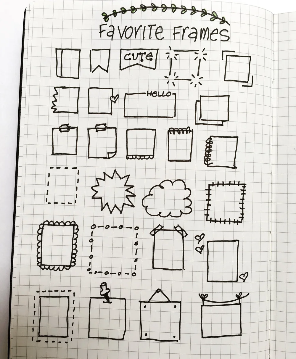 Bullet Journal Doodle Ideas Sweet Planit