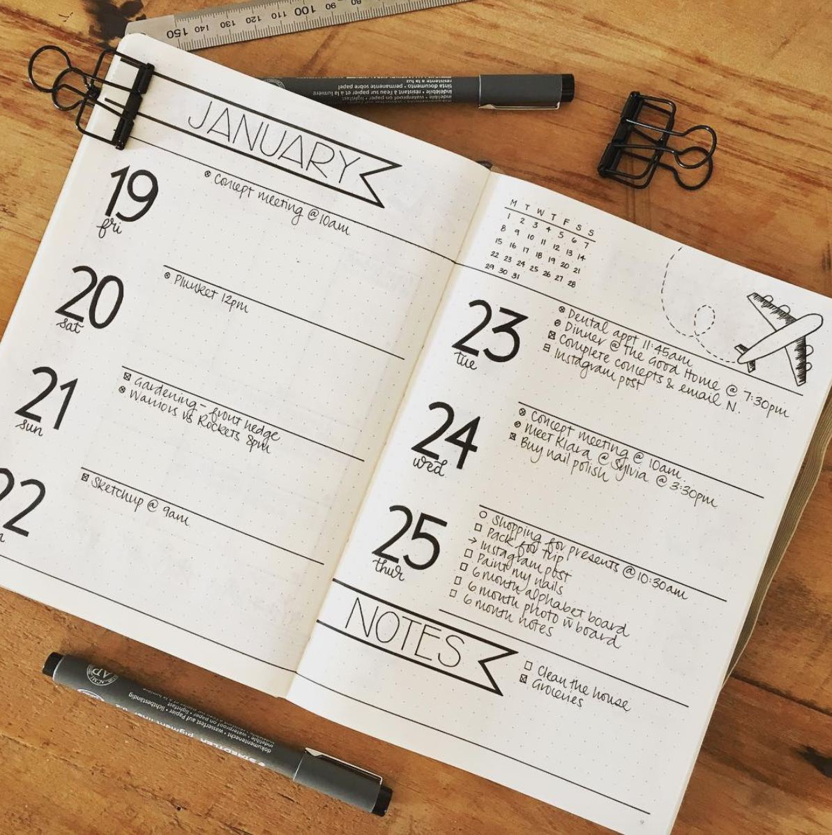 17 Minimalist Bullet Journal Ideas — Sweet PlanIt