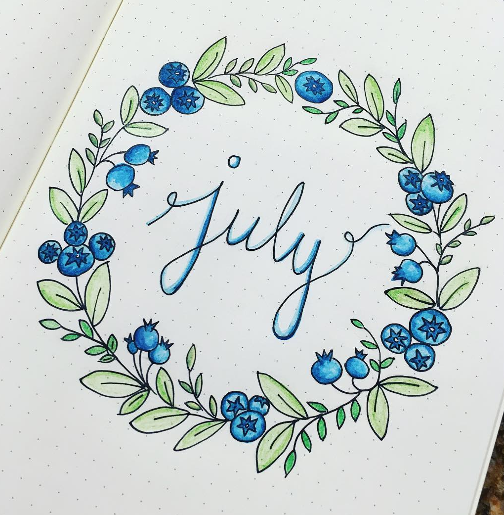 12 Fun July Bullet Journal Page Ideas Sweet Planit Bu - vrogue.co