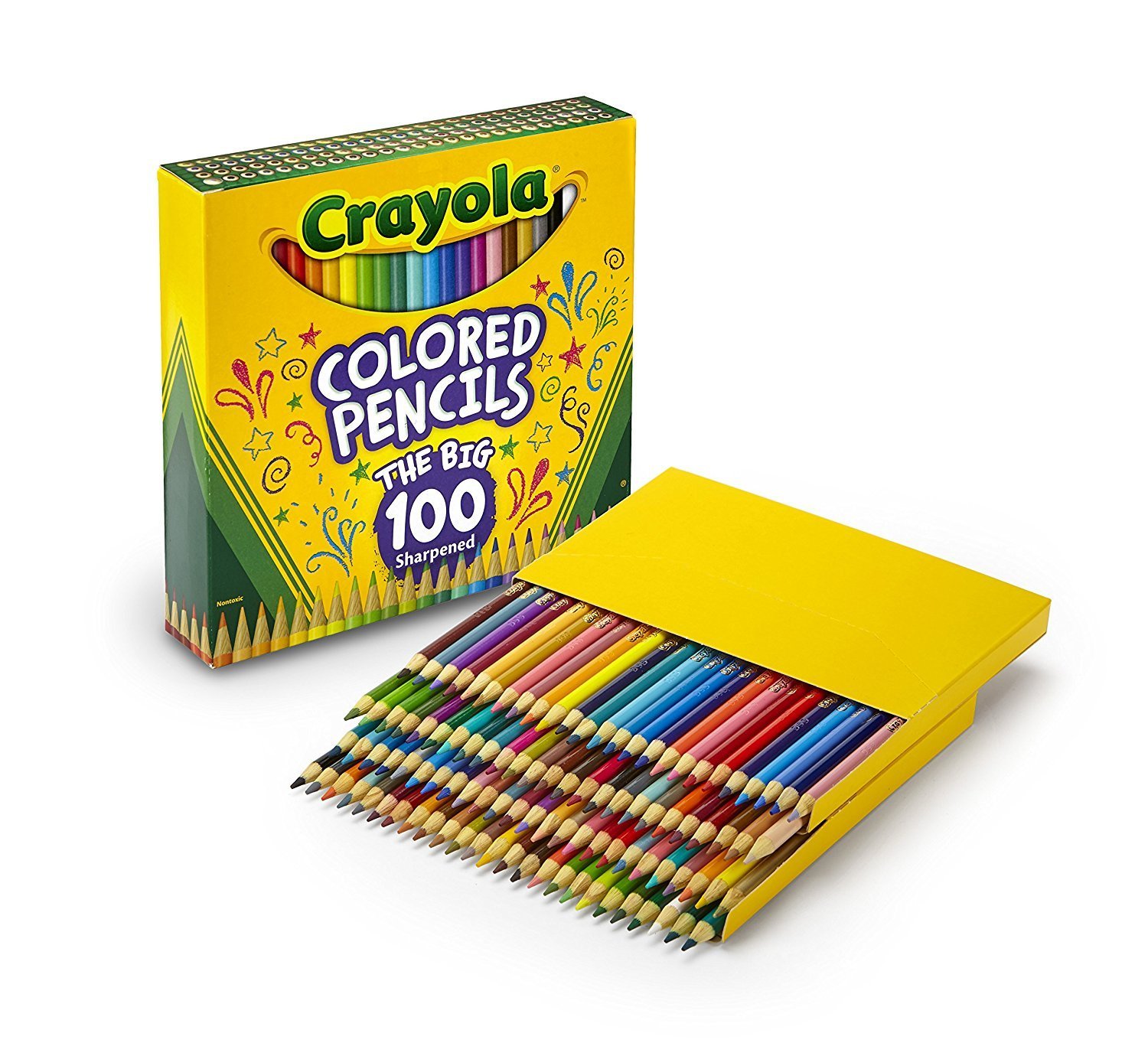100 Crayola Colored Pencils