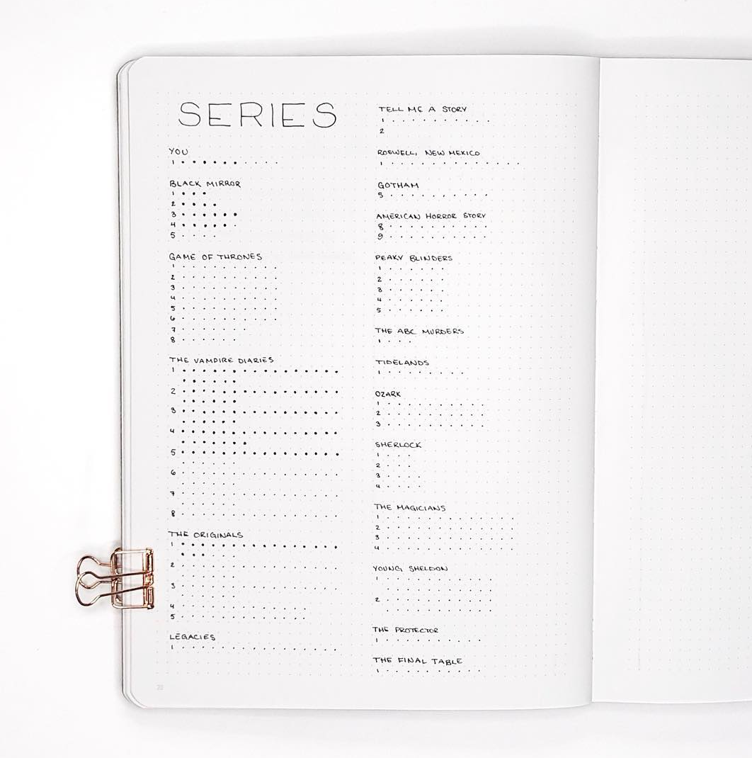How to get started with minimalist bullet journal spreads