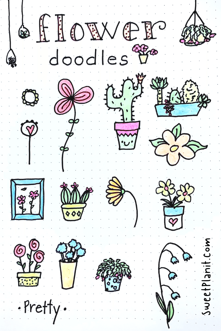 Simple Flower Doodles Simple Flower Doodles