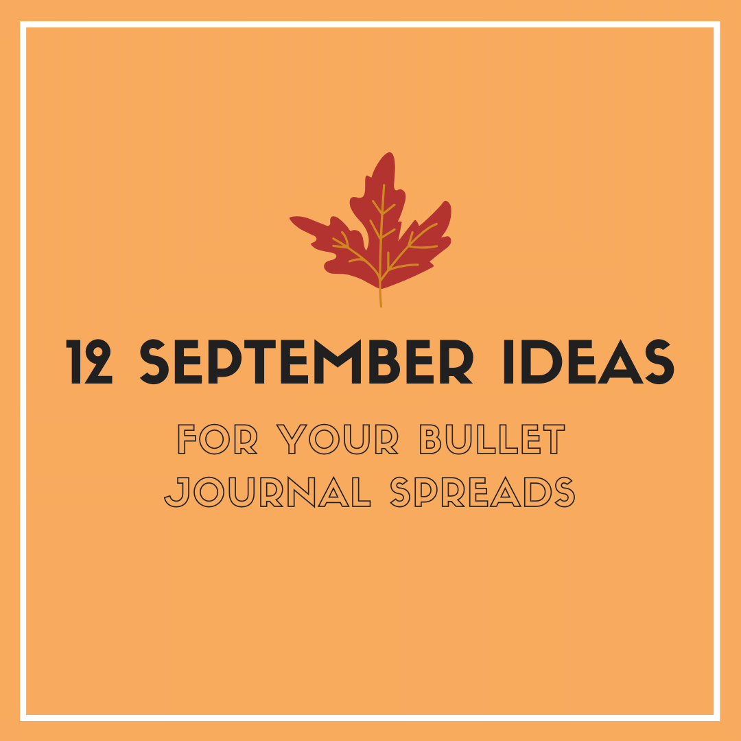 September Bullet Journal Spread Ideas