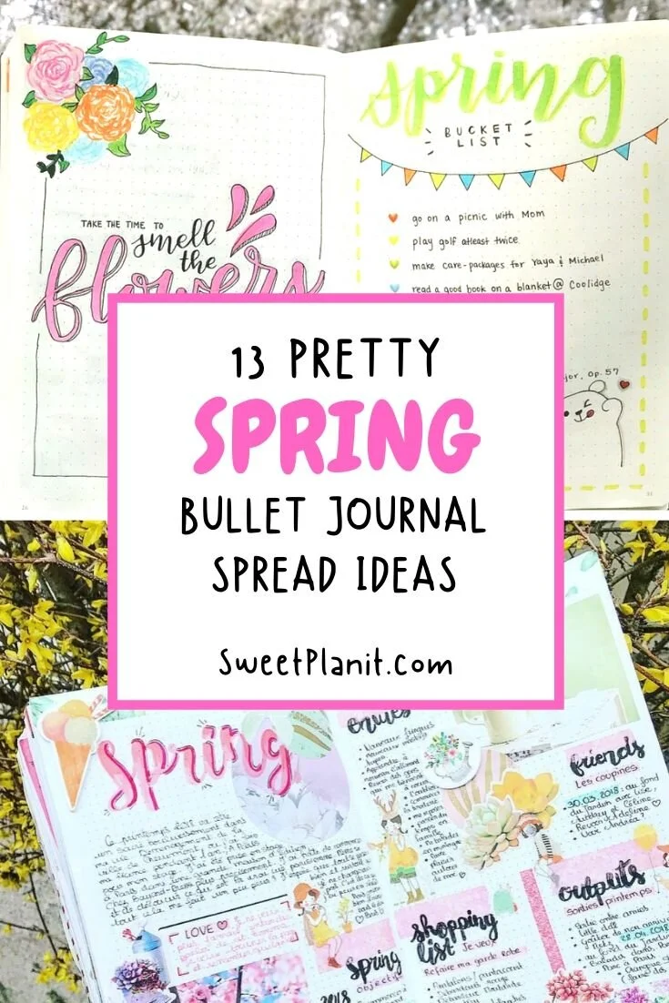Spring Bullet Journal Page Ideas — Sweet PlanIt