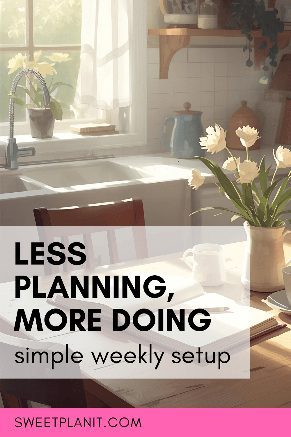 The “Less Planning, More Doing” Weekly Setup