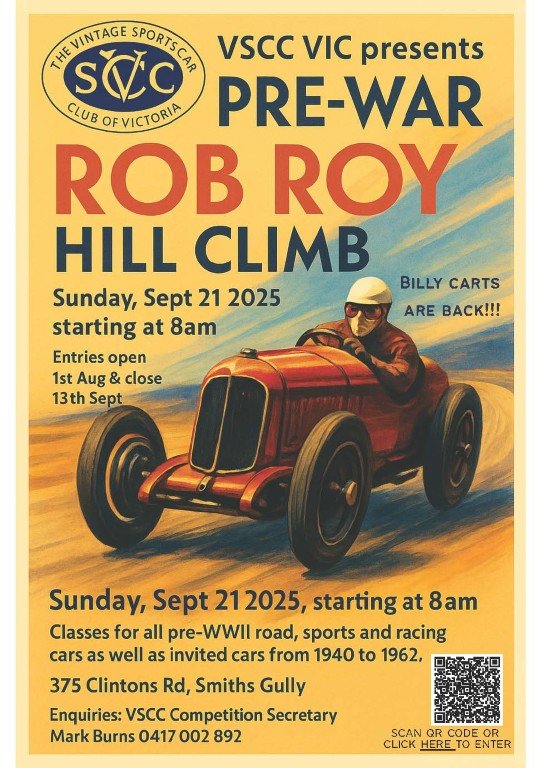 Pre-War Rob Roy Hill Climb