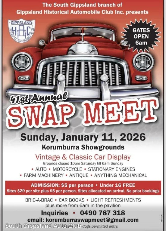 Annual Swap Meet - Korumburra