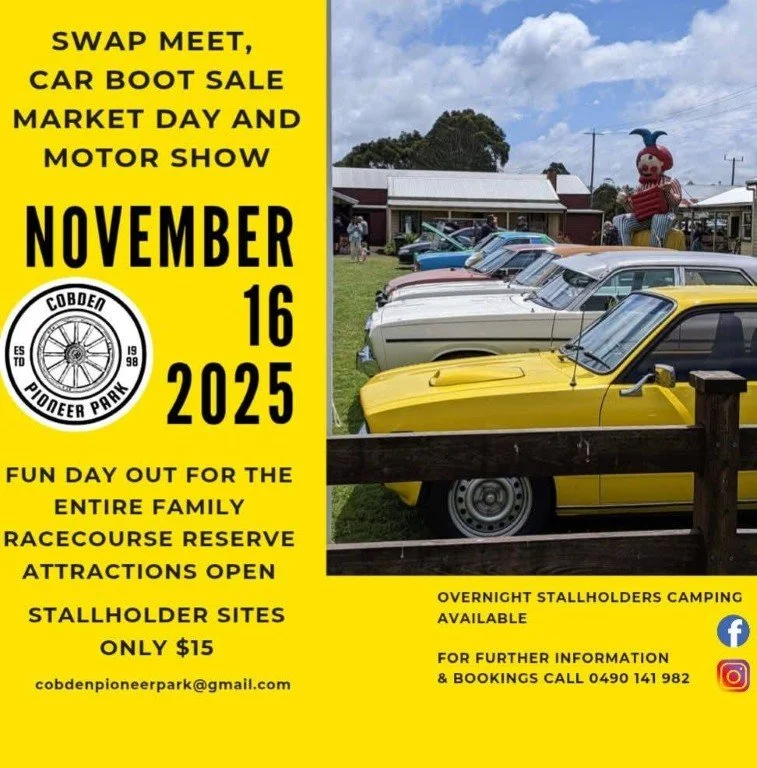 Cobden Pioneer Park Motor & Market Day