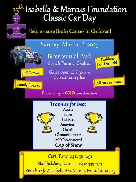 Isabella & Marcus Foundation Classic Car Day