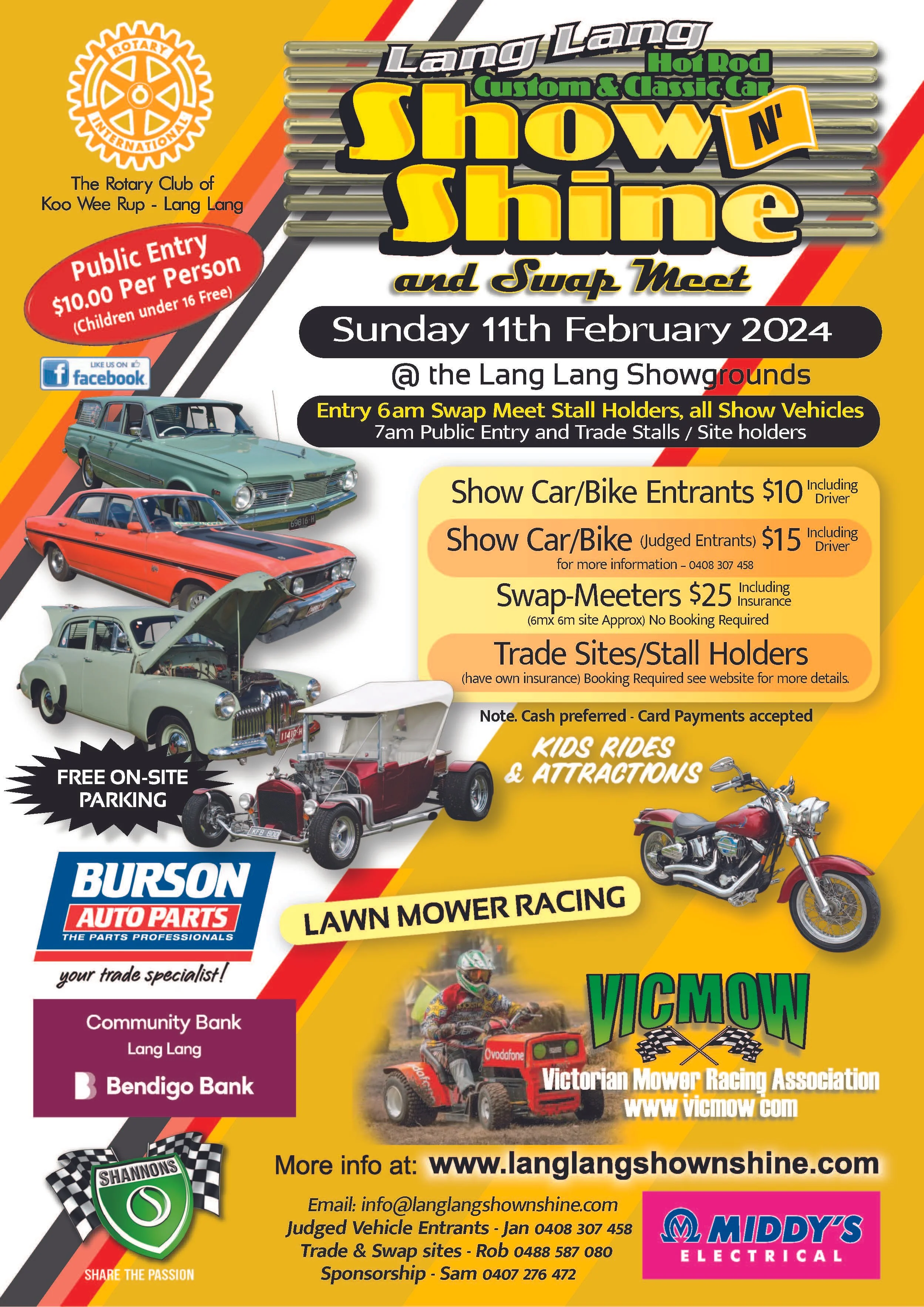 Lang Lang Show n Shine & Swap meet — AOMC