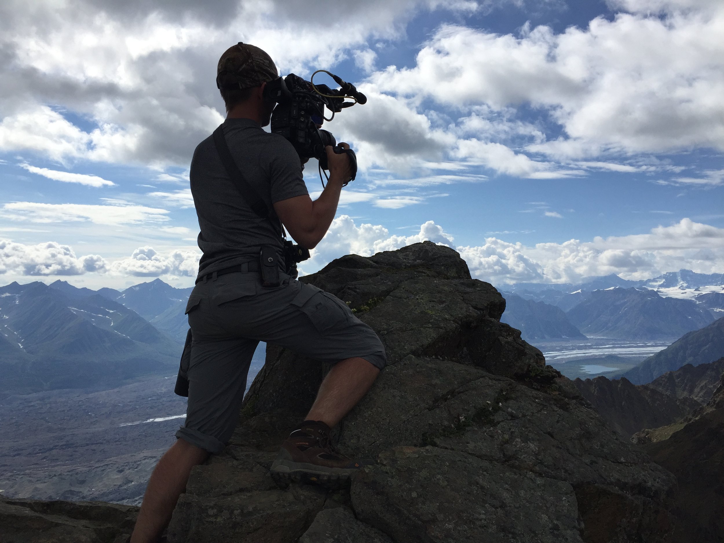 Aaron on top of Bonanza Peak.