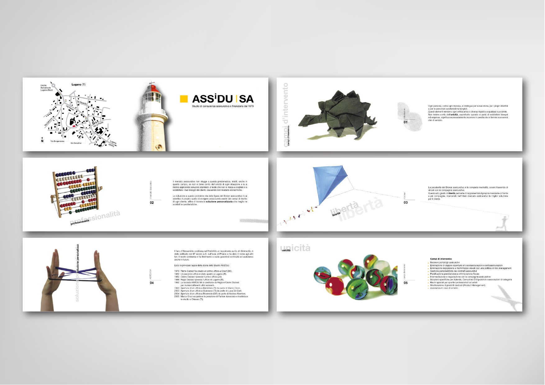   Assidu _ Prospetto aziendale (corporale identity) 
