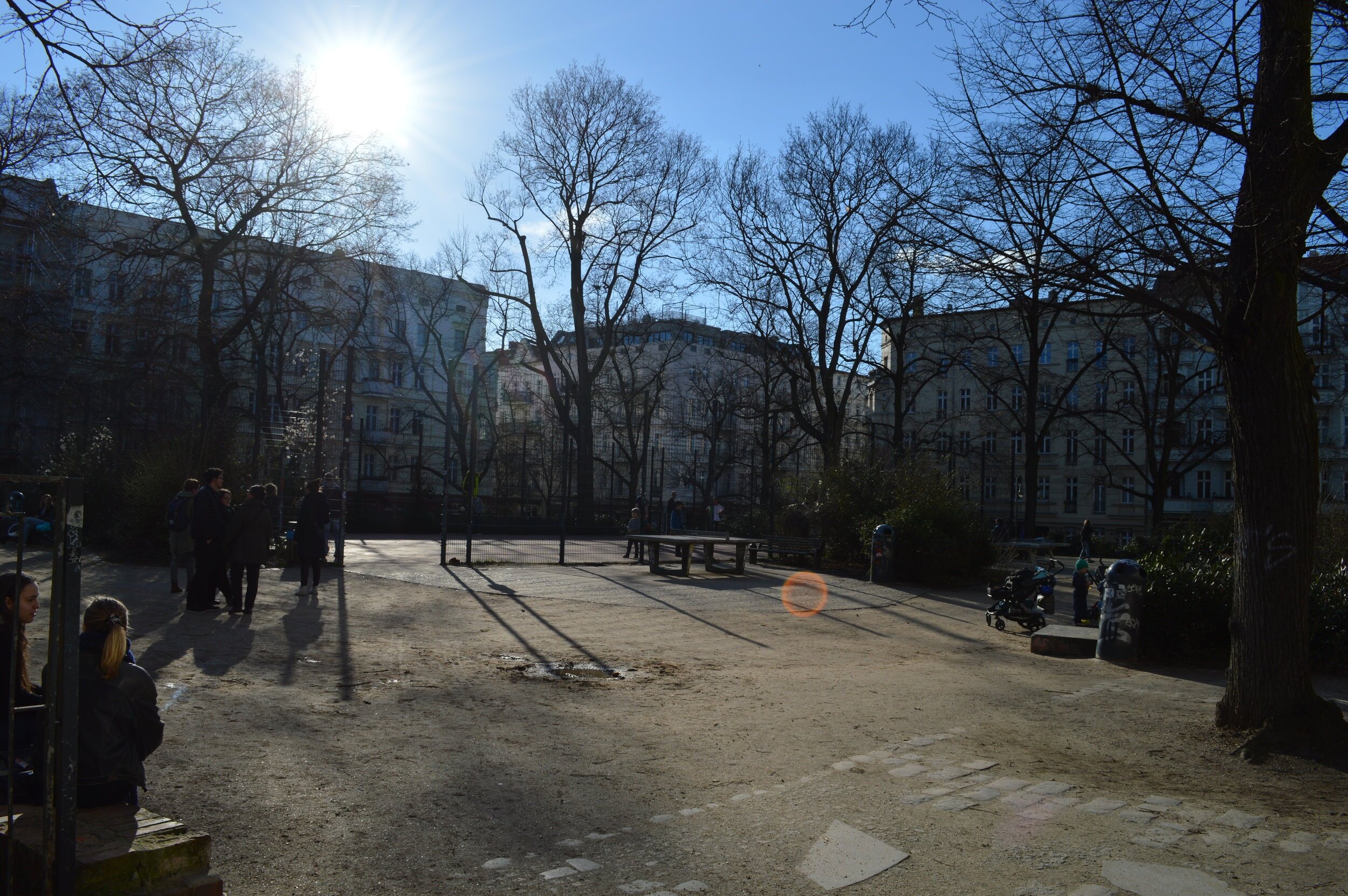 The neighborhood of the coliving space in Prenzlauer Berg