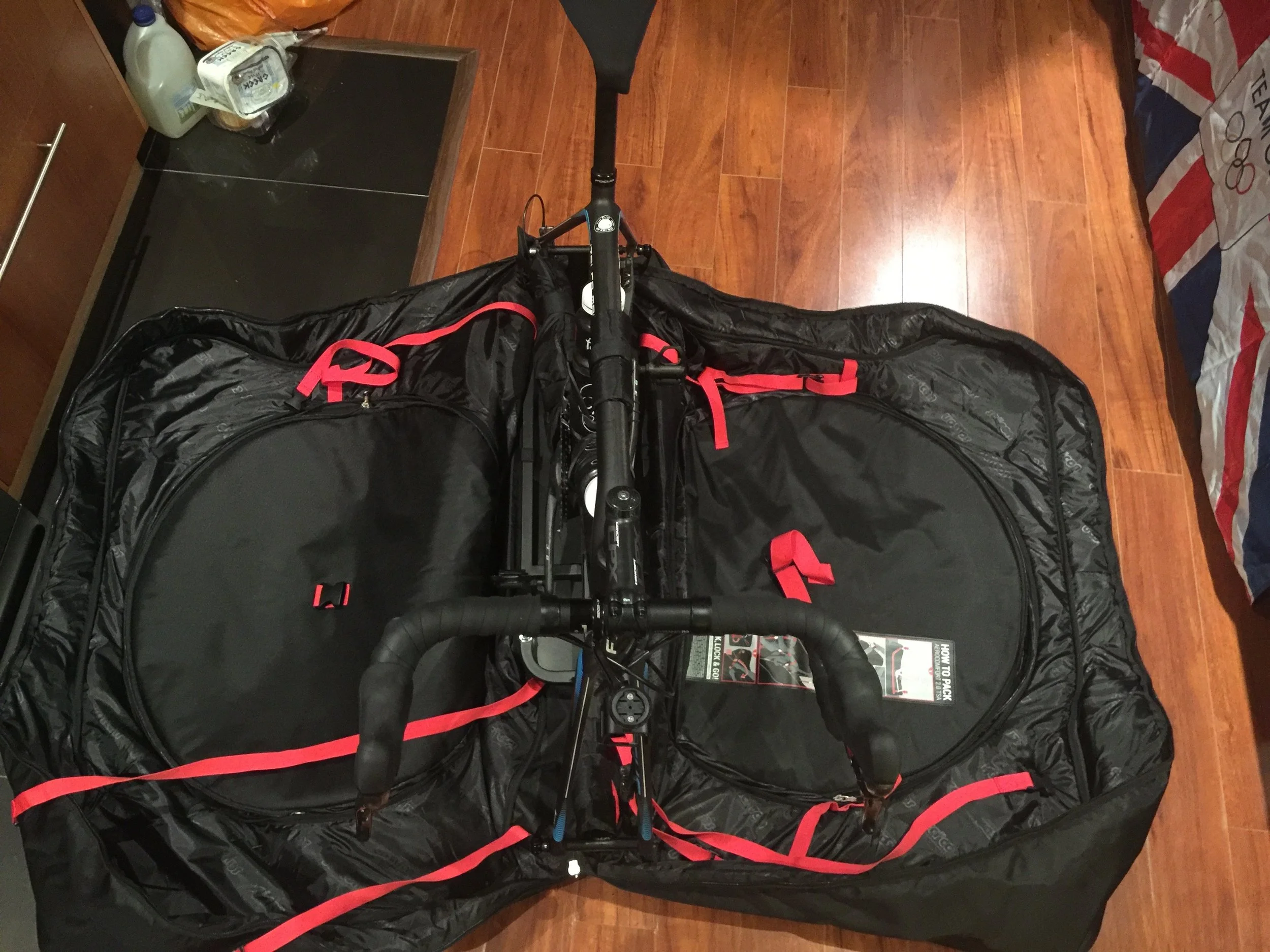 Packing up the Focus Izalco Max Disc.